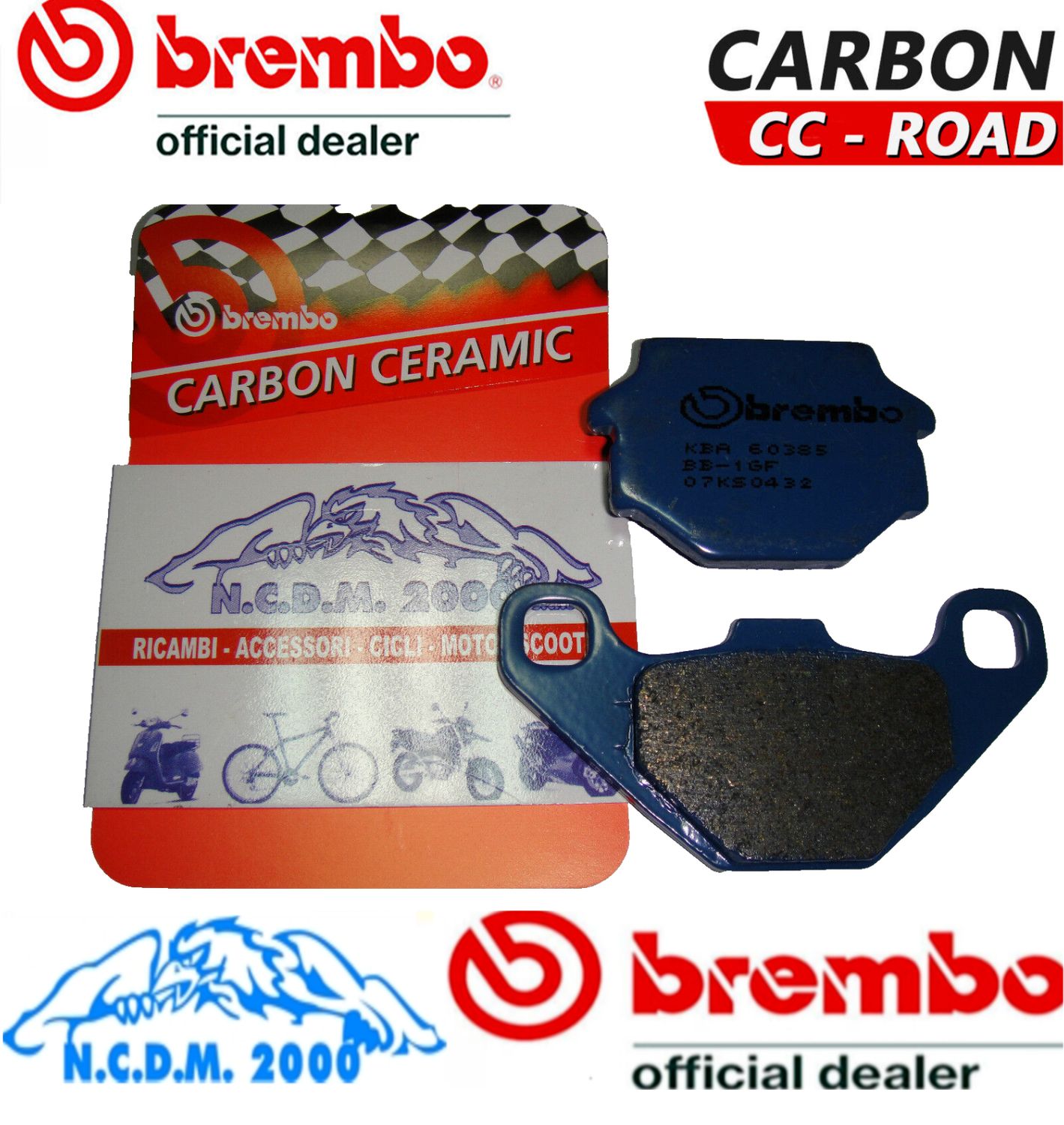 PASTIGLIE FRENO BREMBO POSTERIORI APRILIA MX 125	2004 2005 2006 2007 2008