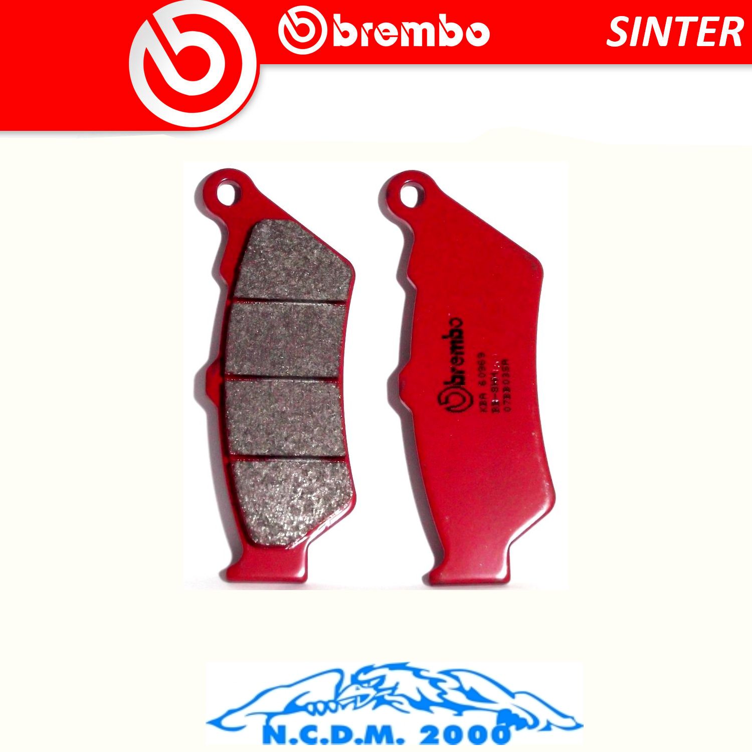 PASTIGLIE FRENO ANTERIORI BREMBO SINTERIZZATE 07BB03SA BMW F 650 GS 800 2010