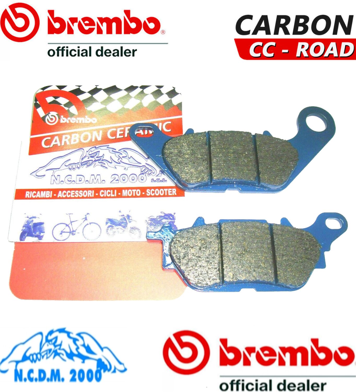 PASTIGLIE FRENO BREMBO ANTERIORI MBK 125 WAAP 2008-2009 2010 2011 2012