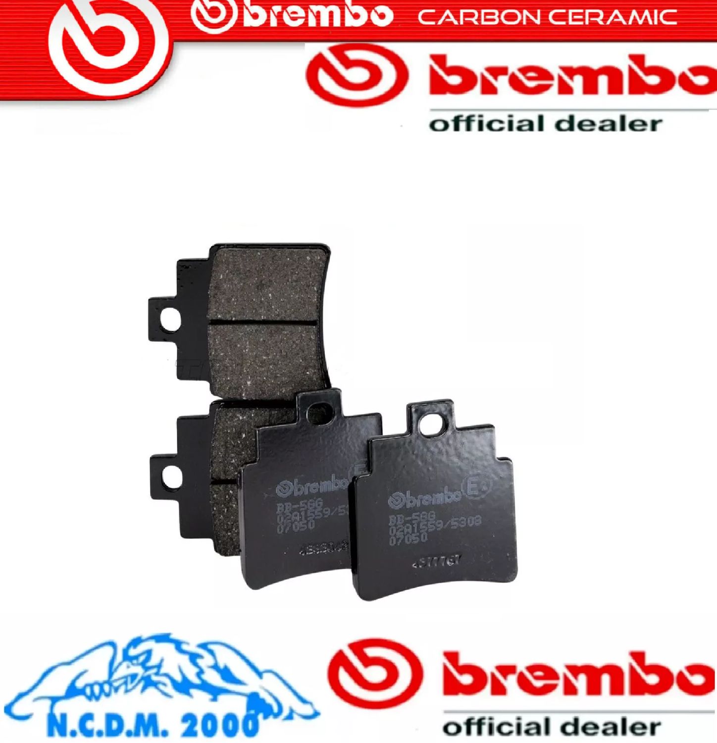 PASTIGLIE FRENO BREMBO ANTERIORI KYMCO GRAND DINK 250	2001 - 2002
