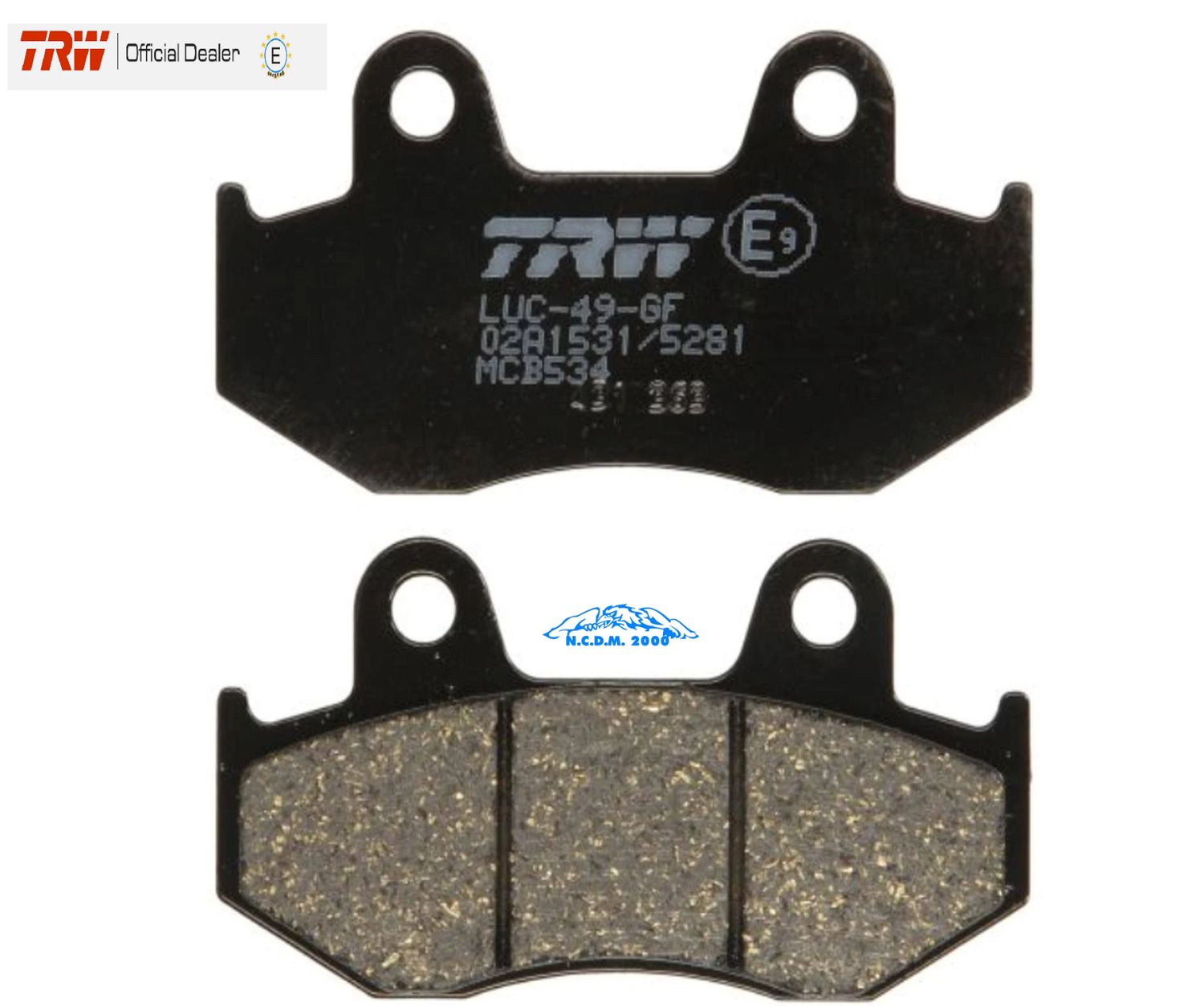 KIT PASTIGLIE FRENO ANTERIORE ORGANICHE TRW HONDA SH 125 IE SH125 2006 2007