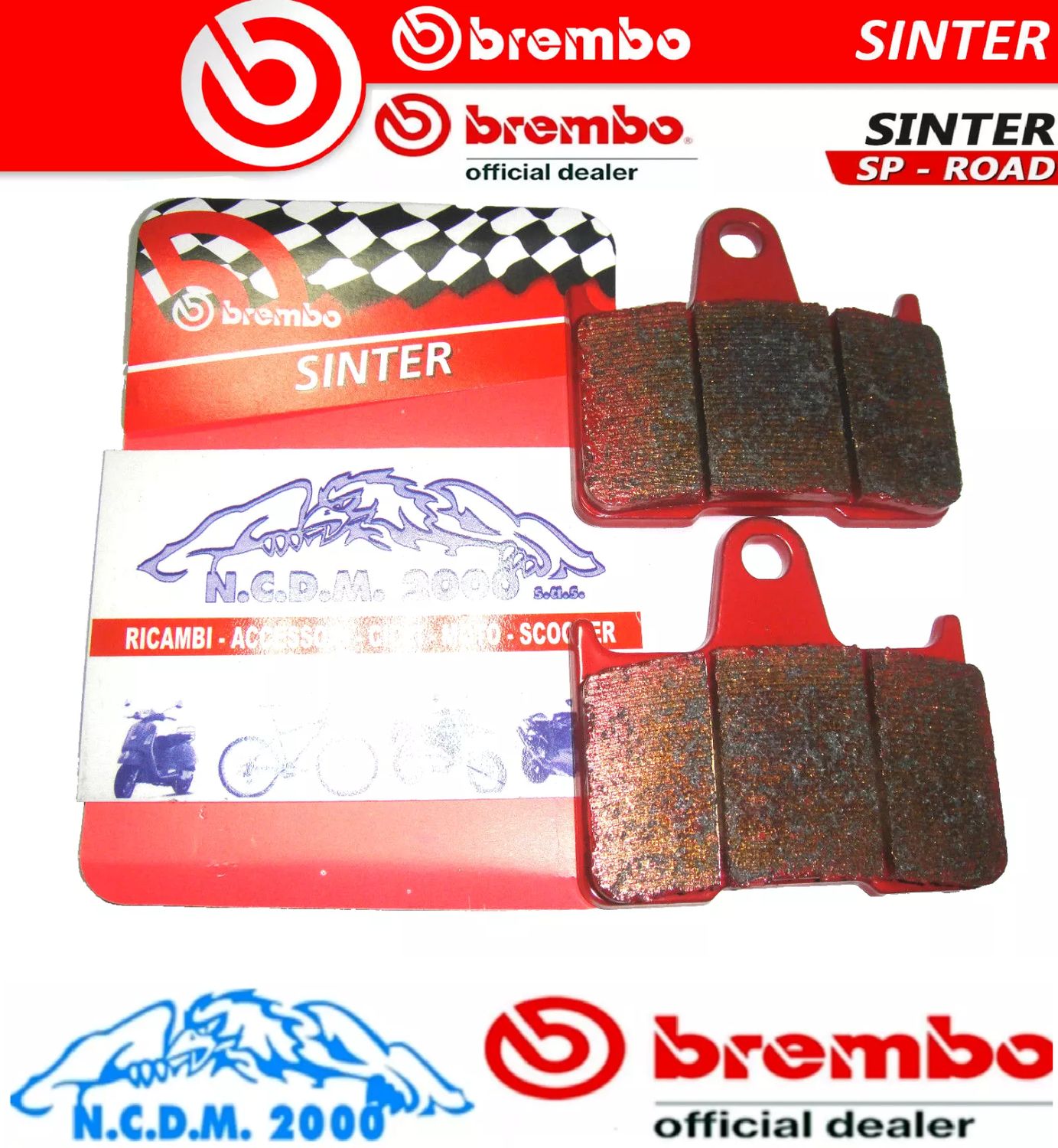 PASTIGLIE FRENO BREMBO POSTERIORI SP SUZUKI 1000 GSX-R 2001-2002 2003 2004 2005