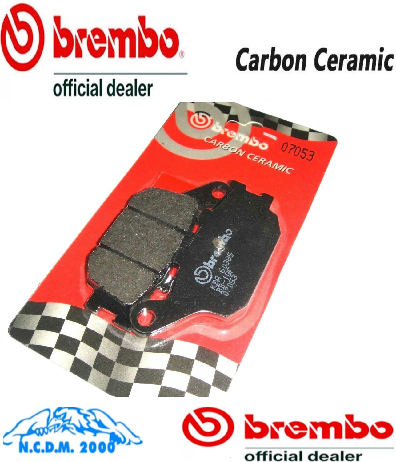 PASTIGLIE BREMBO CARBON POSTERIORI KAWASAKI Z750-ABS 2007