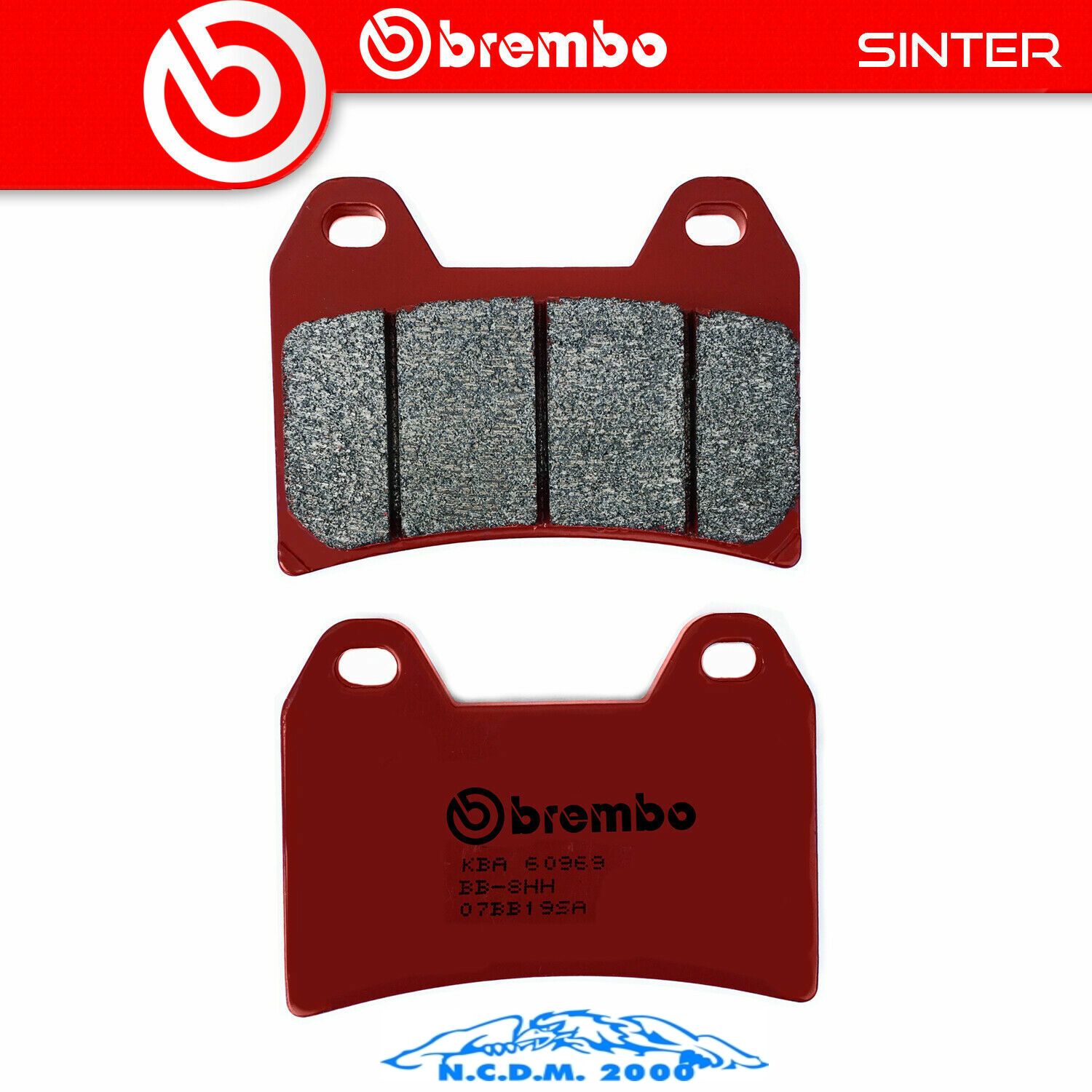 PASTIGLIE FRENO ANTERIORI BREMBO SINTERIZZATE 07BB19SA BMW G 650 XMOTO 650 2008
