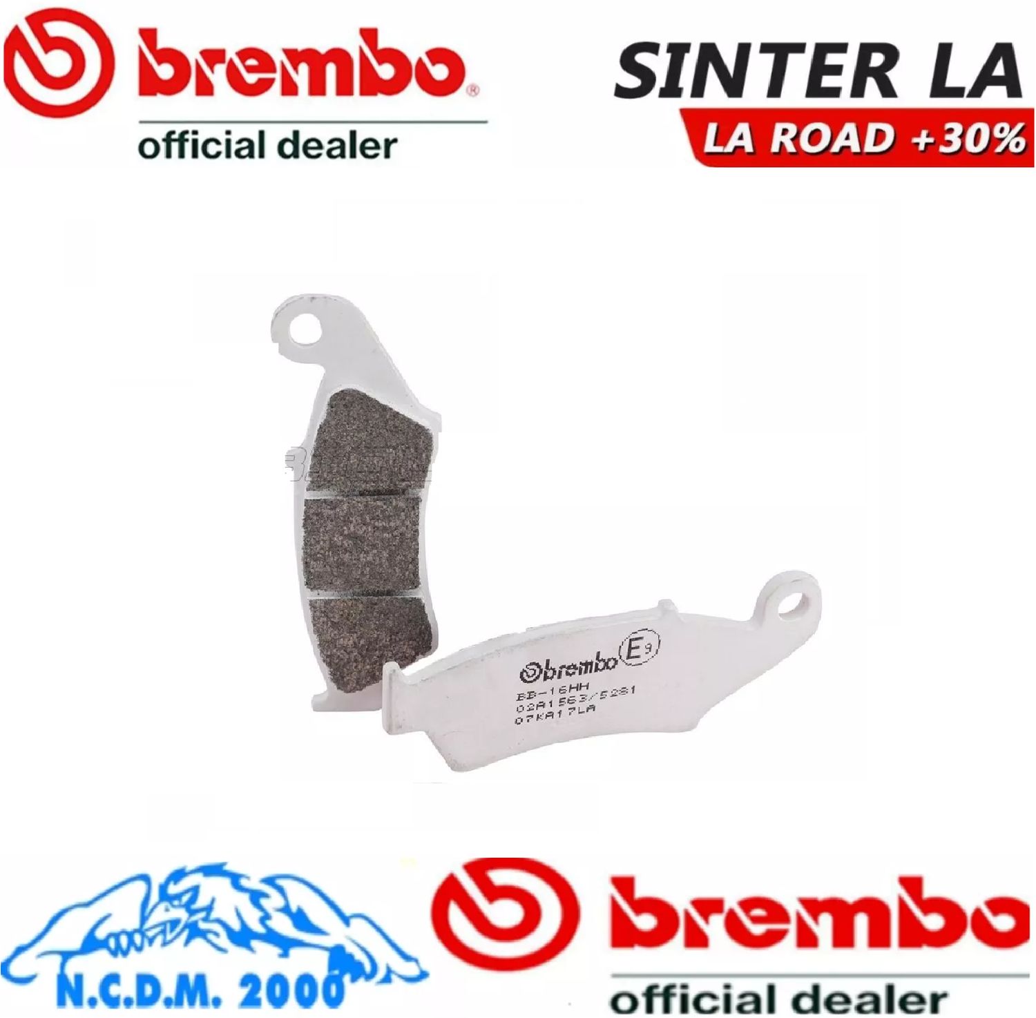 KIT 2 PASTIGLIE FRENO ANTERIORE BREMBO LA SINTER GAS GAS FSE 450 2003 - 2006