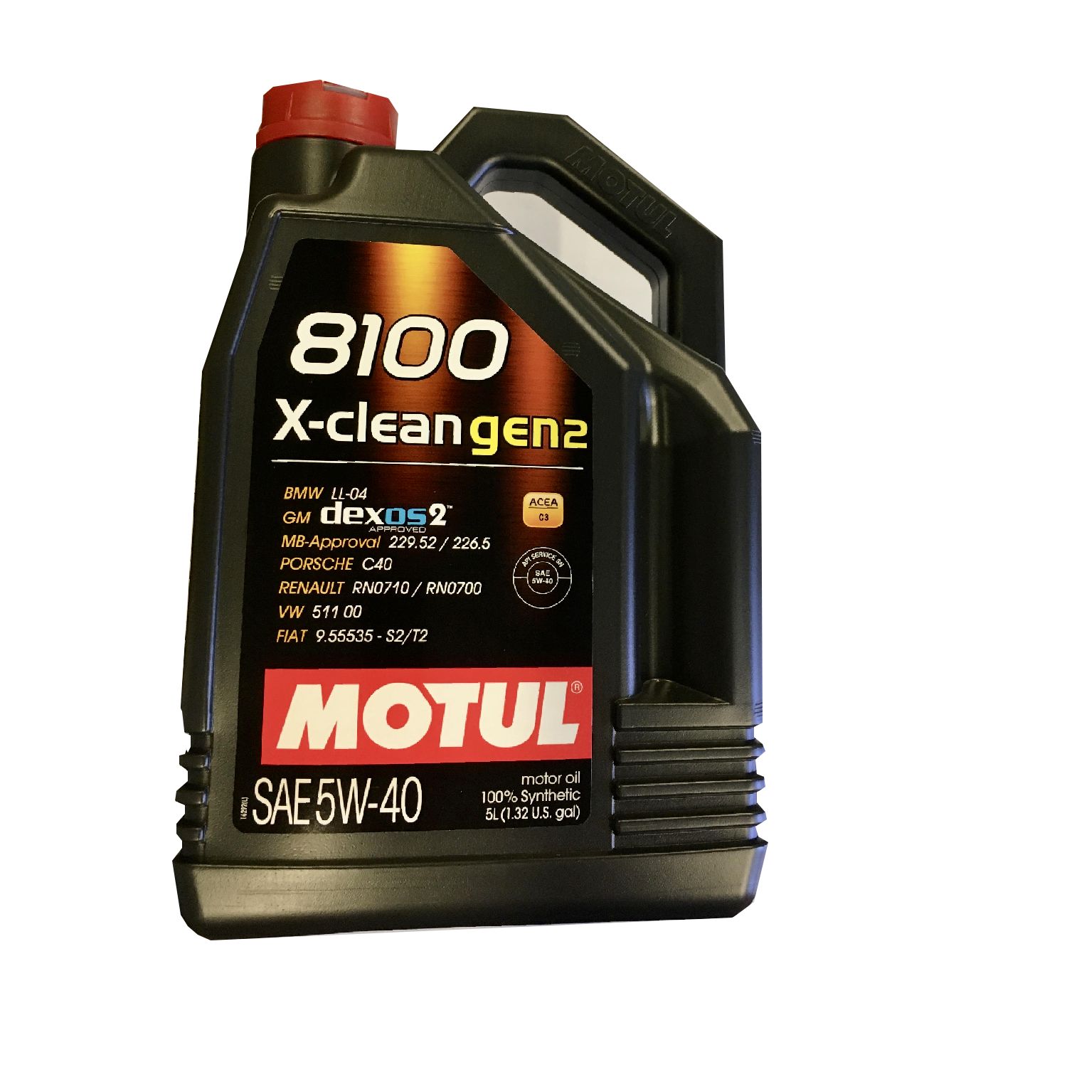 5 Lt Olio Auto Motul 8100 X-CLEAN Xclean Gen2 5W40 C3 C40 RN0710 RN0700 VW511.00