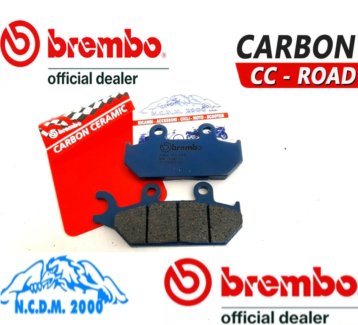 PASTIGLIE FRENO BREMBO ANTERIORI YAMAHA ARTESIA 400	DAL 1991