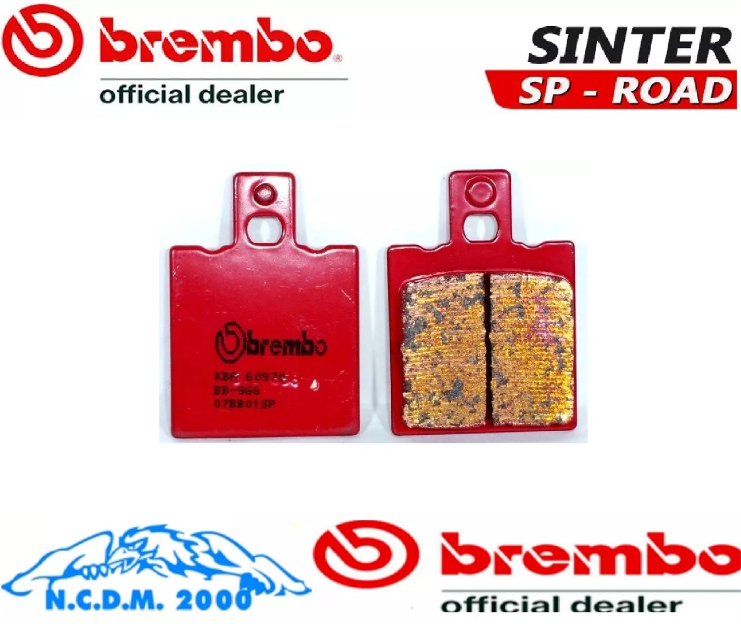PASTIGLIE FRENO BREMBO SP POSTERIORI APRILIA AF1 EUROPA 125	1990 - 1992