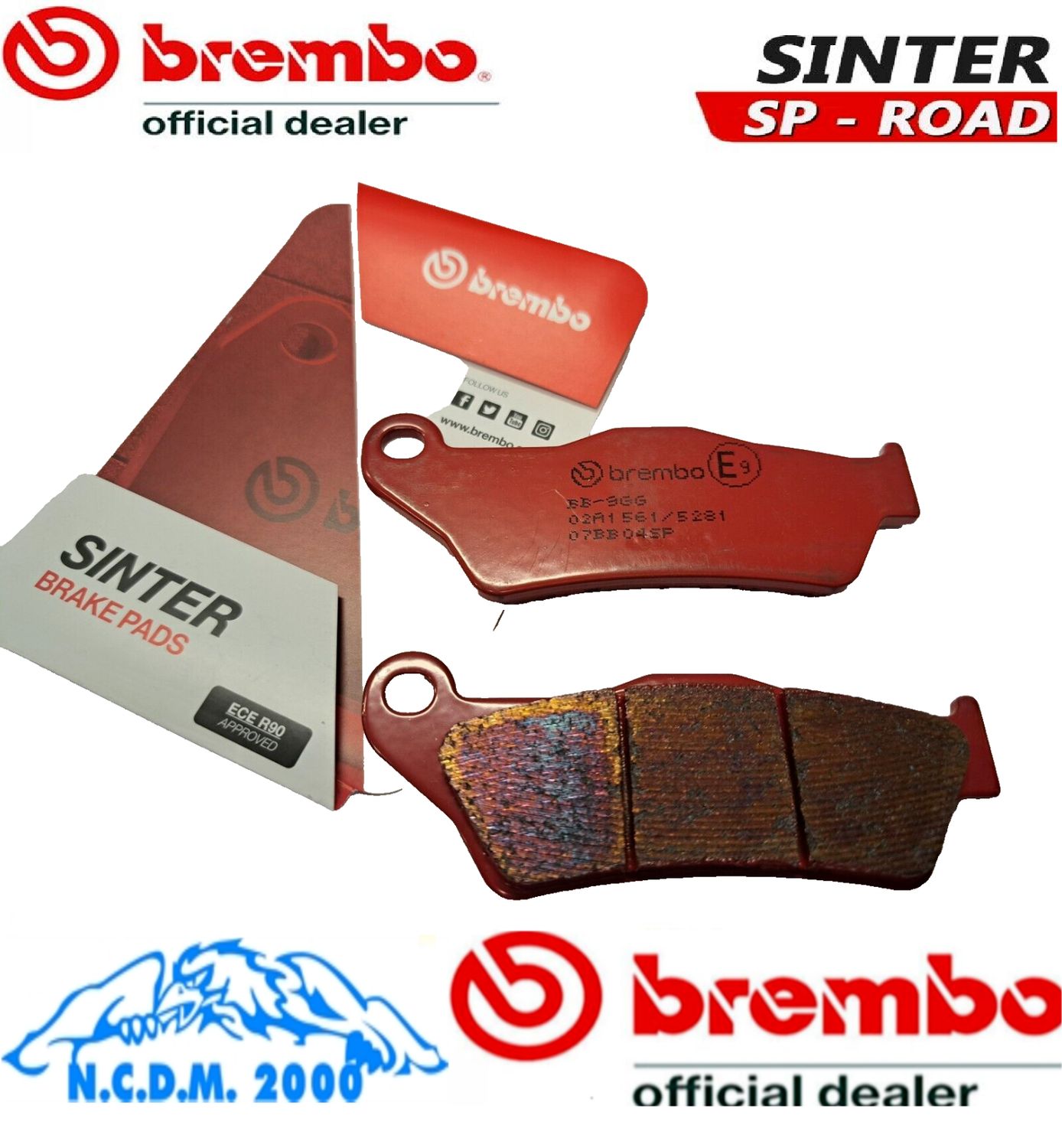 PASTIGLIE FRENO BREMBO SINT SP POSTERIORI APRILIA RST FUTURA 1000	2001 2002 2003