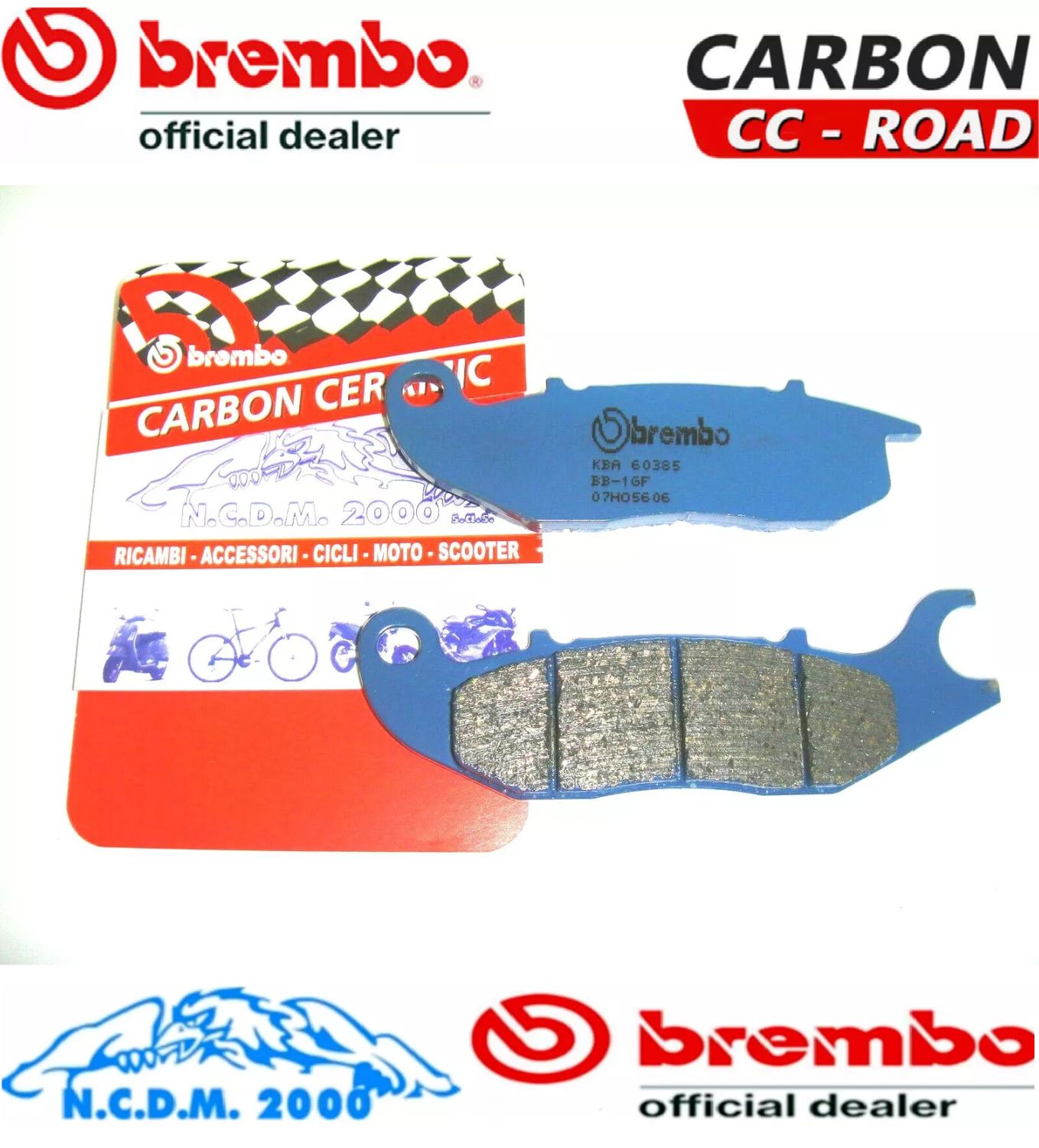 PASTIGLIE FRENO BREMBO CC ANTERIORI  HONDA 125 ANF INNOVA 2003 2004 2005 2006
