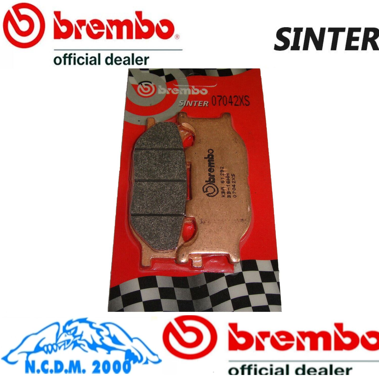 PASTIGLIE FRENO ANTERIORI BREMBO SINTERIZZATE 07042XS ITALJET JUPITER 250 2003