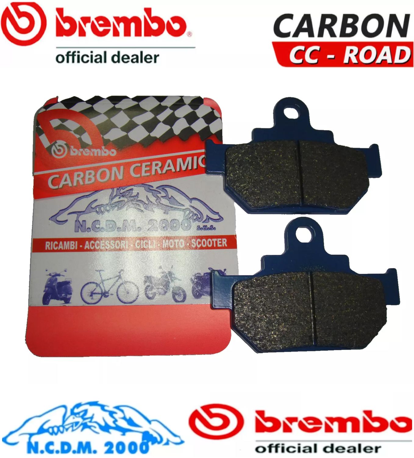 PASTIGLIE FRENO BREMBO CC ANTERIORI SUZUKI SUZUKI 125 GZ MARAUDER 1998 1999 2000