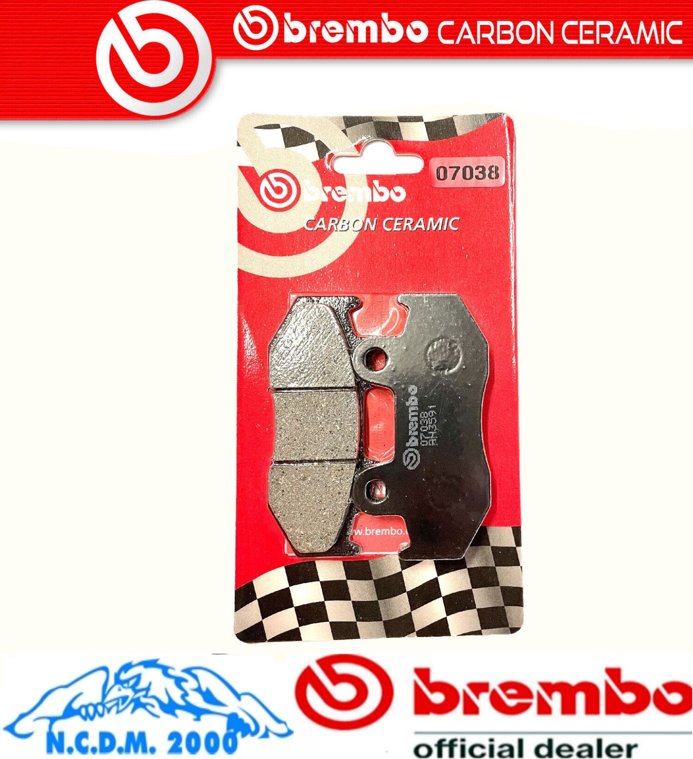 PASTIGLIE FRENO BREMBO ANTERIORI HONDA @ NES (tambuto post/rear drum) 125	2000