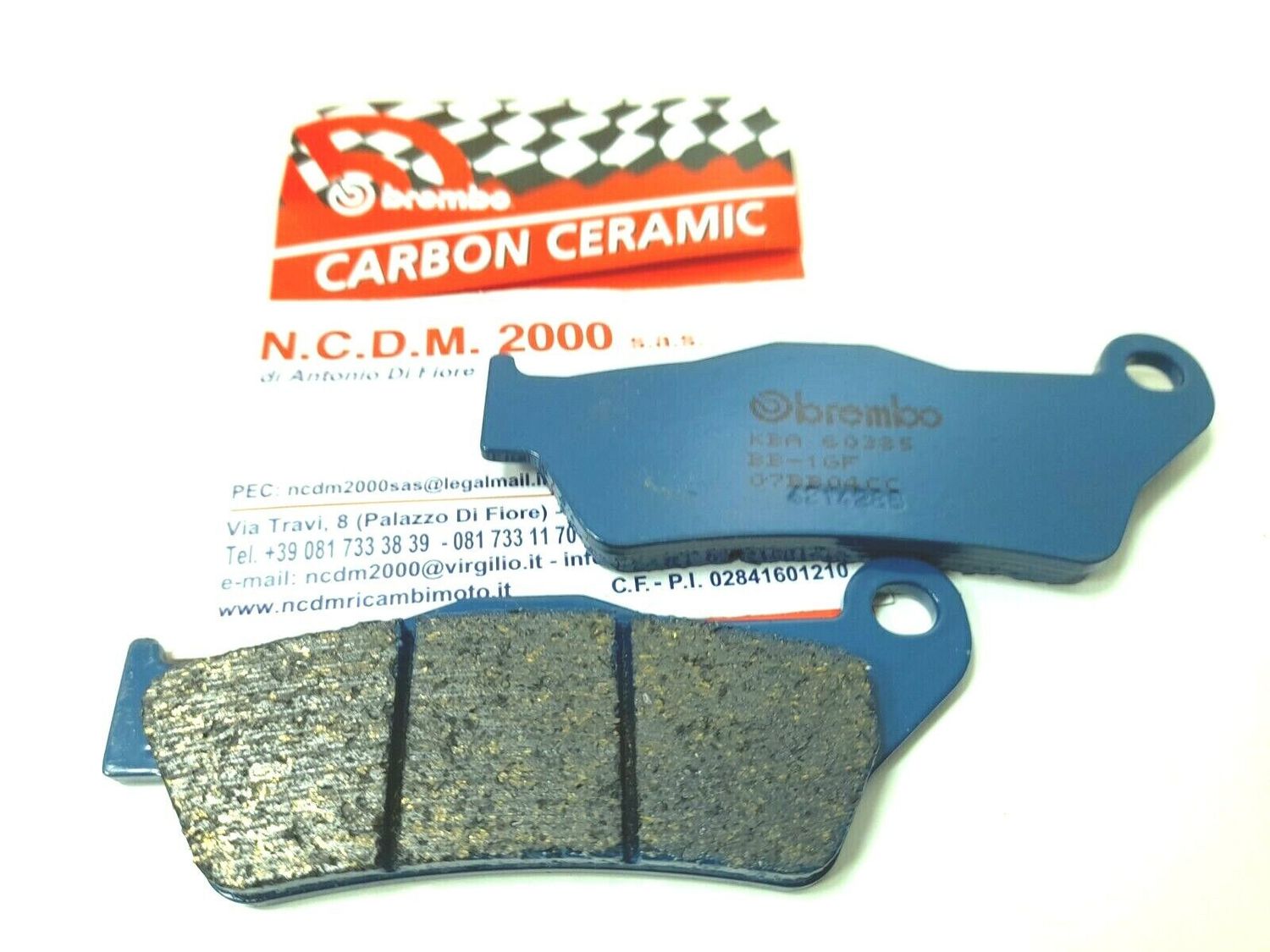 PASTIGLIE FRENO POSTERIORE BREMBO 07BB04CC MOTO GUZZI GRISO 8V 1200 2007-2014