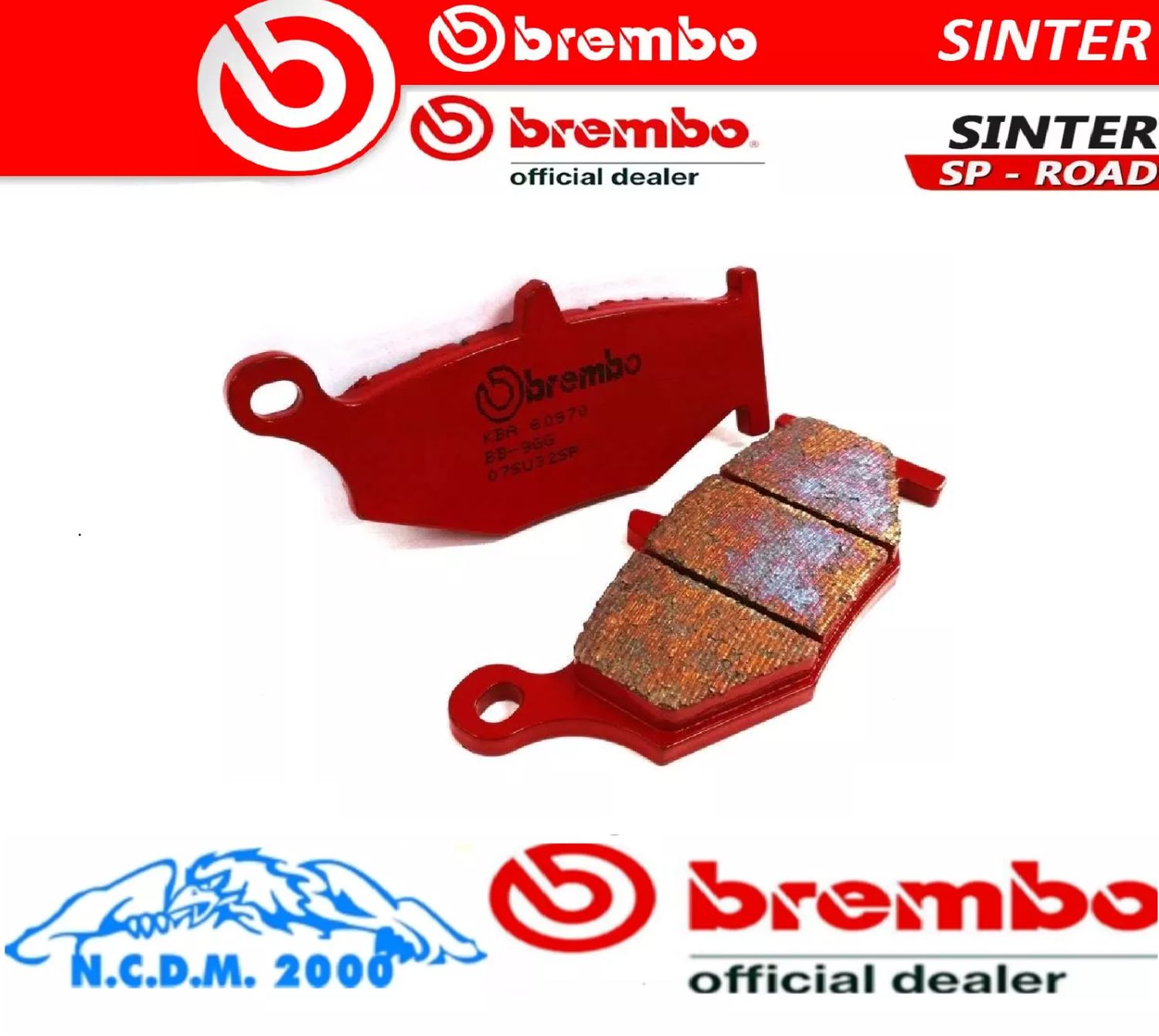 PASTIGLIE FRENO BREMBO POSTERIORI SP SUZUKI 1000 DL V-STROM ABS 2014-2015 2016