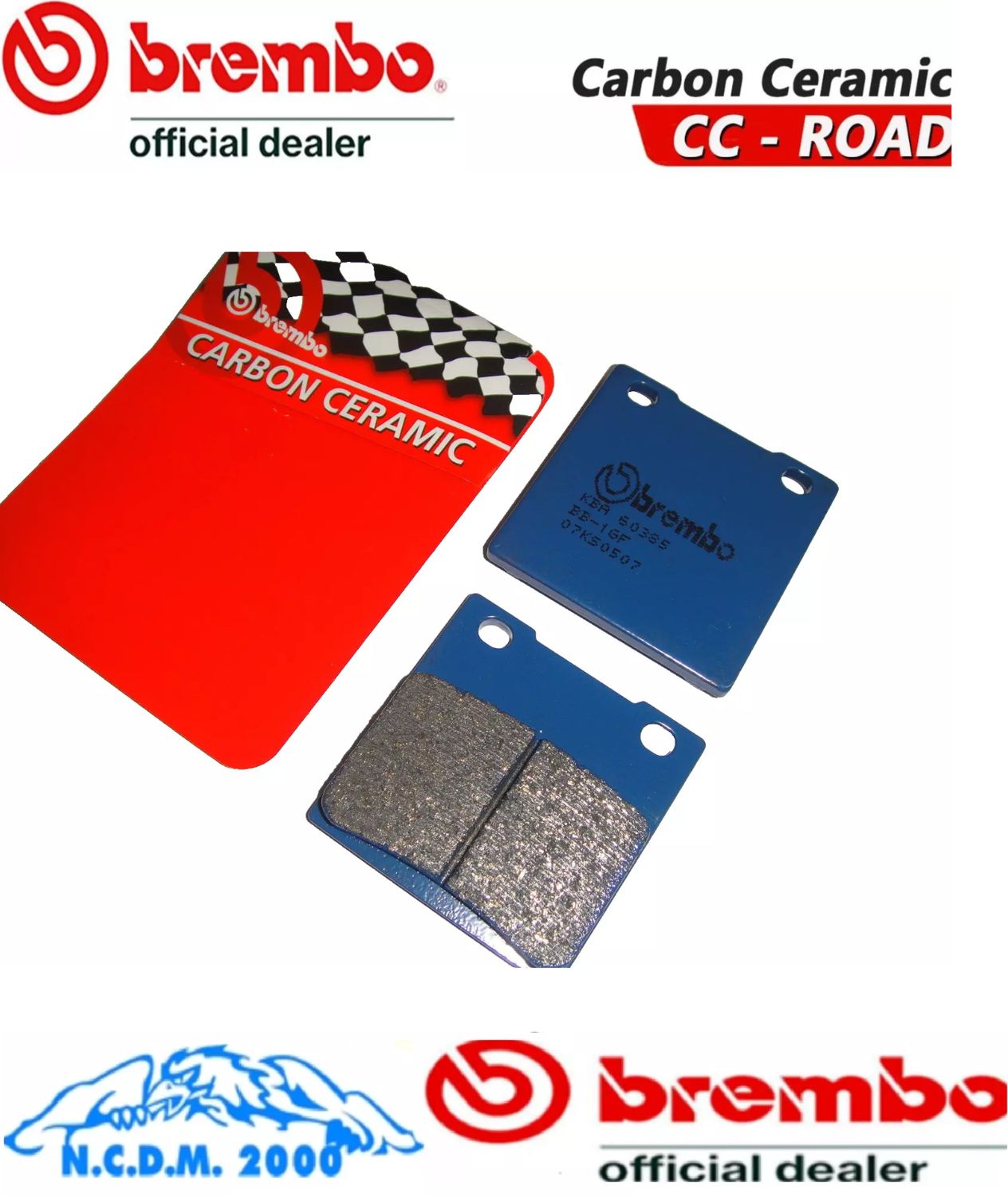 PASTIGLIE FRENO BREMBO CC POSTERIORI HYOSUNG 250 GT COMET 2002
