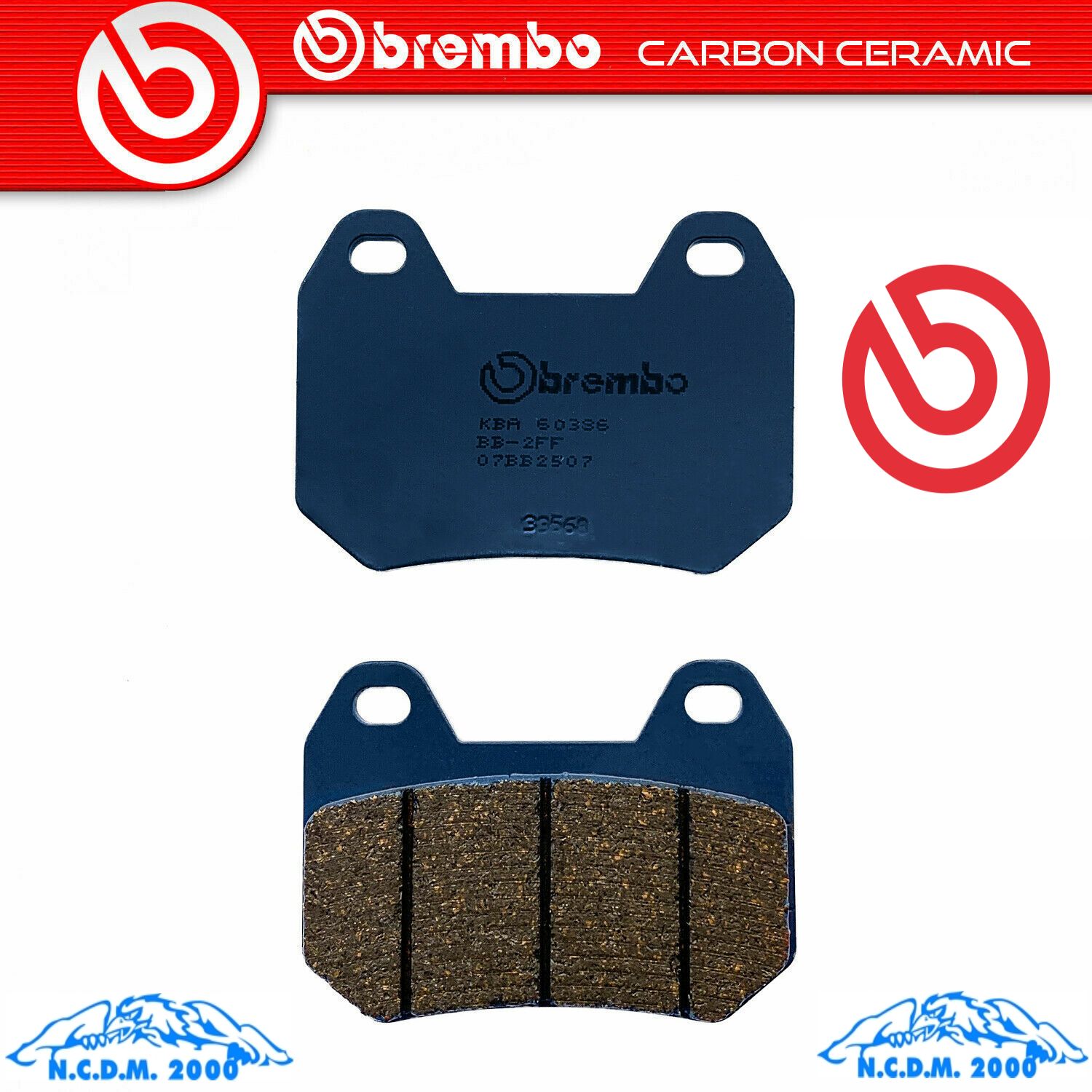 PASTIGLIE FRENO POSTERIORE BREMBO BLU CARBON CERAMIC BMW K 1200 LT 1999 2000