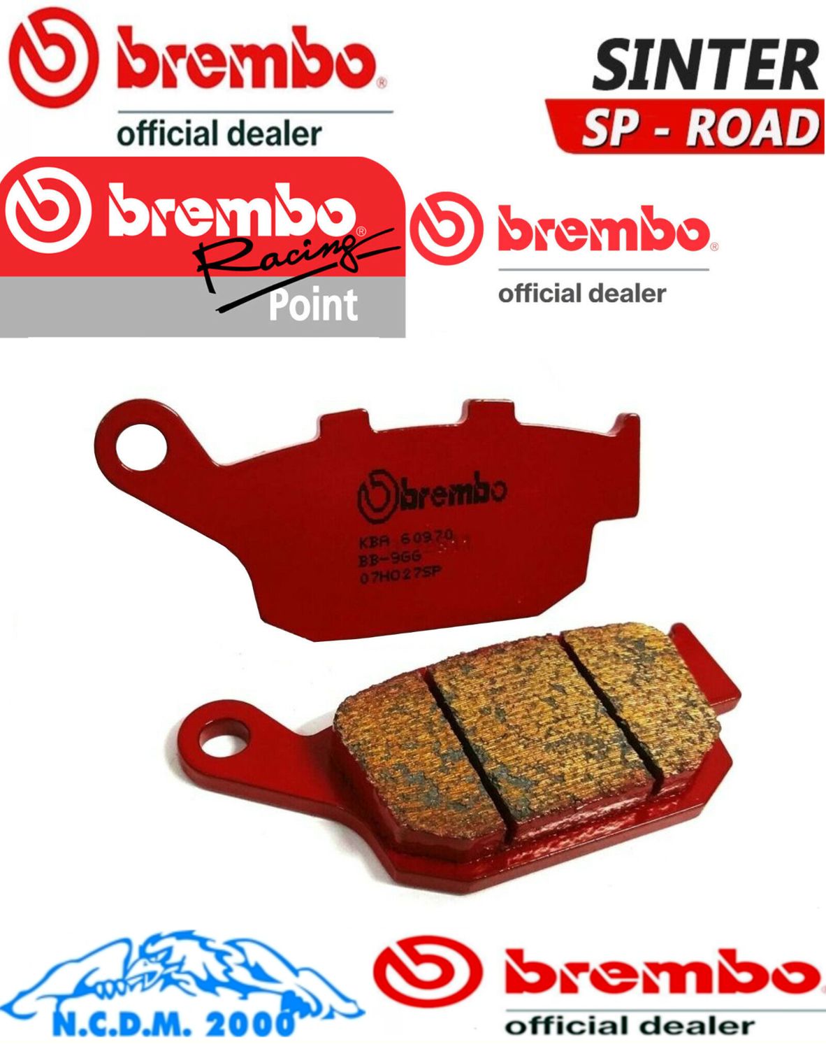 PASTIGLIE FRENO BREMBO POSTERTIORI SP SINT BUELL 1200 M2 CYCLONE 1998-2002