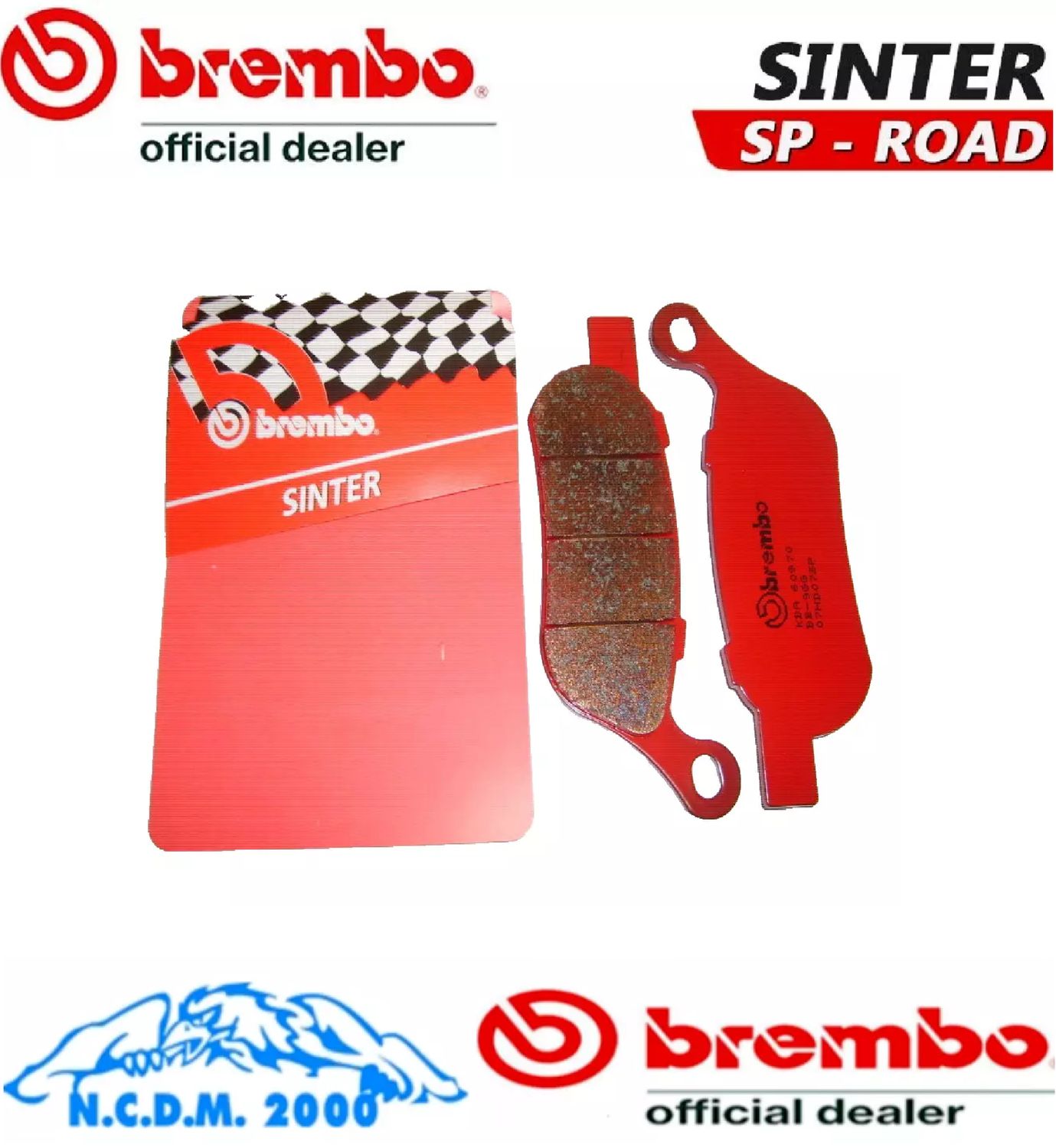 PASTIGLIE FRENO BREMBO POSTERIORI SP HARLEY 1450 FXD SUPER GLIDE 2010