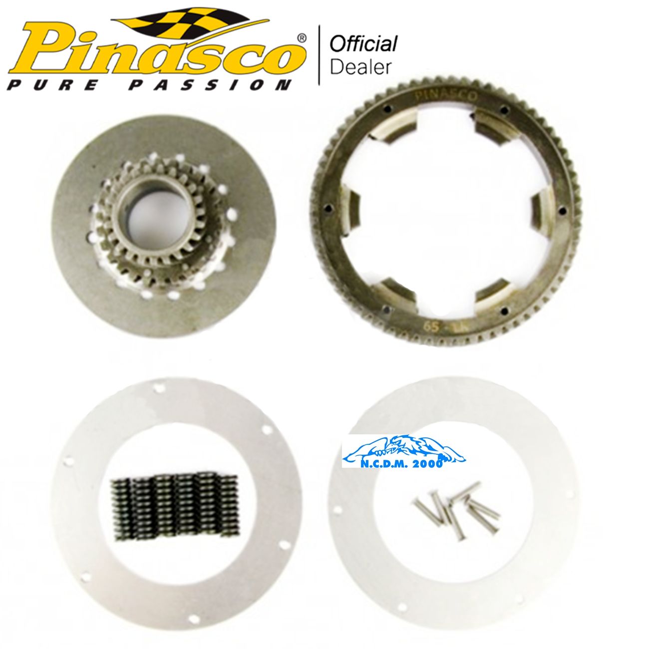 KIT PRIMARIA PINASCO RAPPORTI 23/65 DENTI ELICOIDALI VESPA 150 (VB1T)