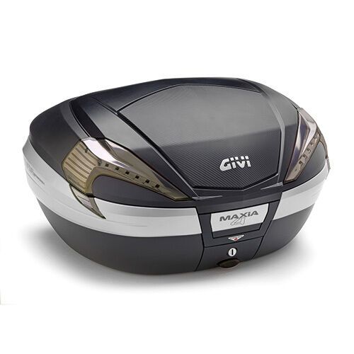 V56NT MAXIA 4 BAULETTO GIVI Valigia V56 MAXIA4 con catadiottri fumè ,cover nera