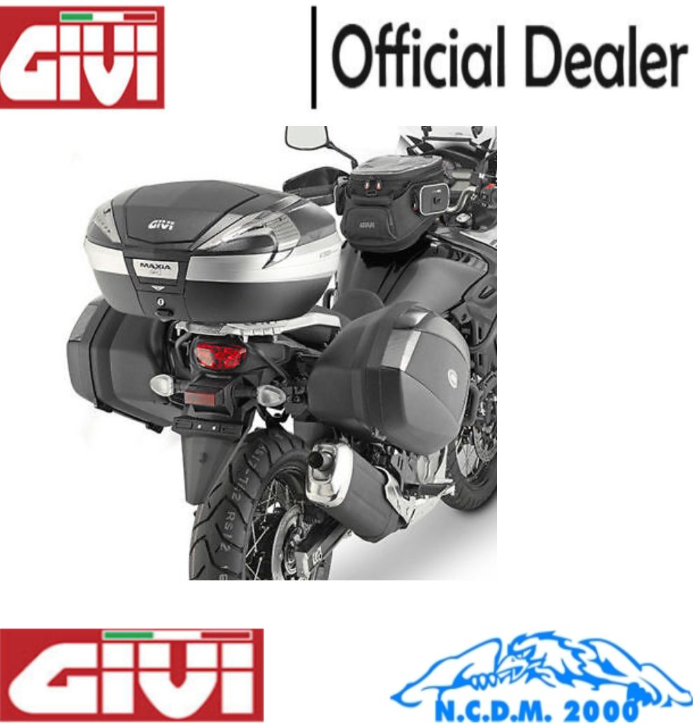 GIVI PORTAVALIGIE LATERALI V35,V37 MONOKEY® SIDE SUZUKI DL 650 V-Strom 2017 2018