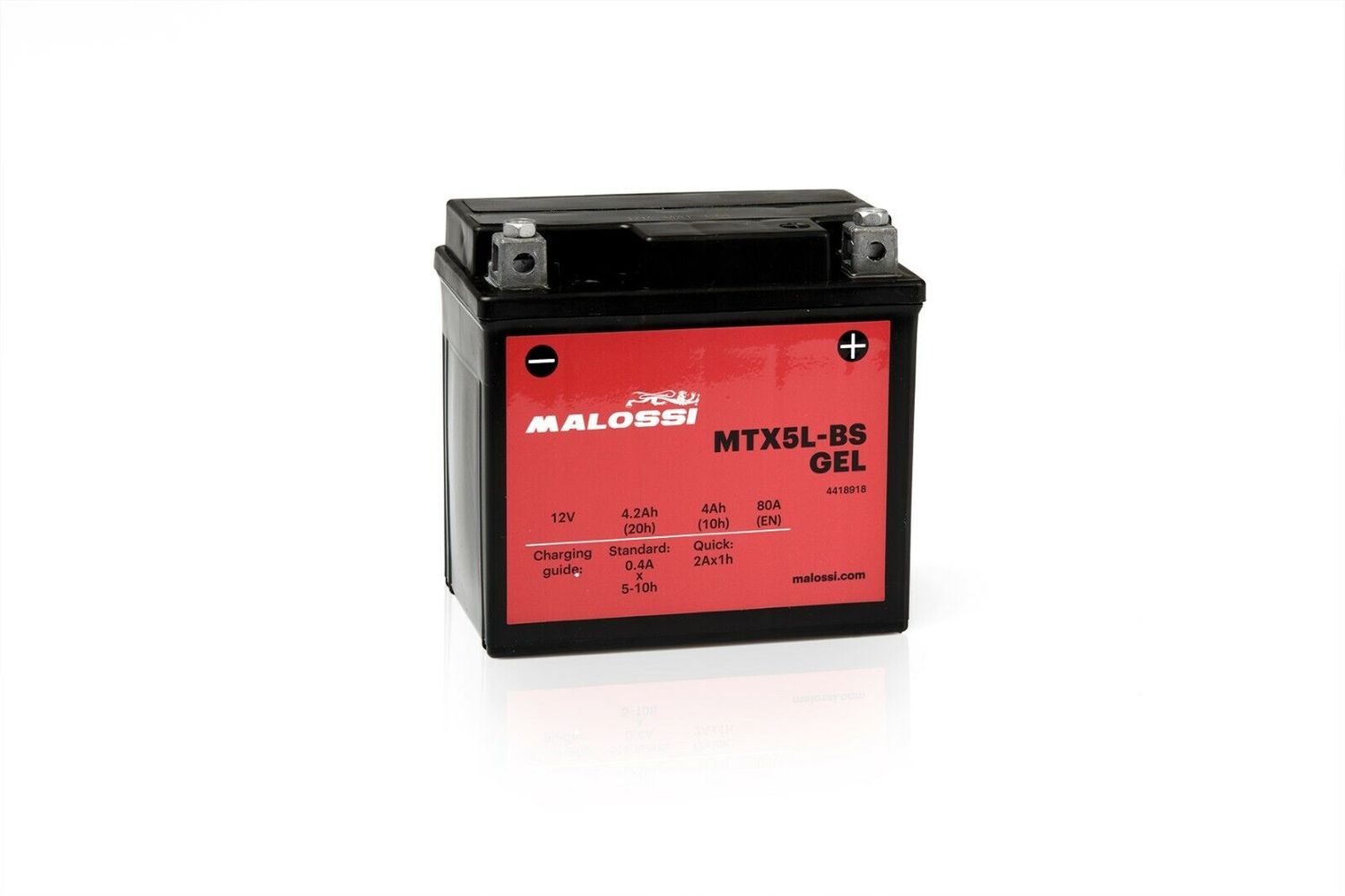 BATTERIA GEL MALOSSI YTX5L-BS YAMAHA	WR F	250	2003-2007