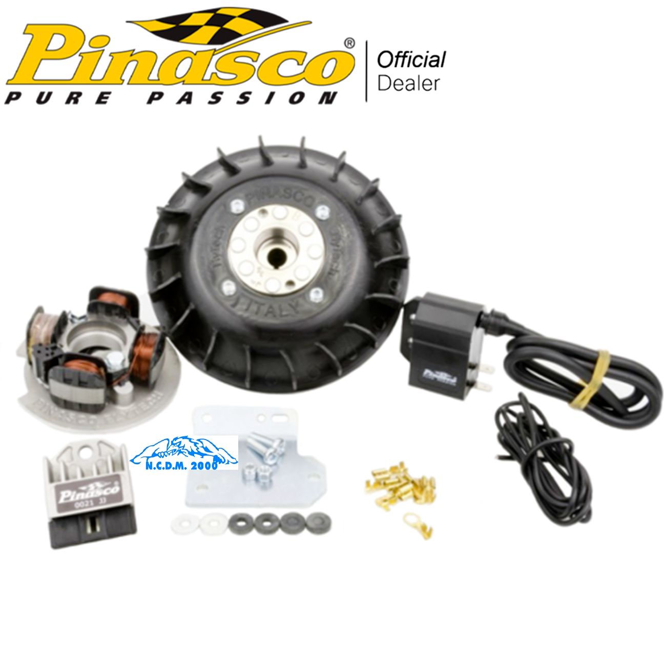 KIT ACCENSIONE ELETTRONICA PINASCO FLYTECH Ø20 PIAGGIO VESPA PK XL / APE 50