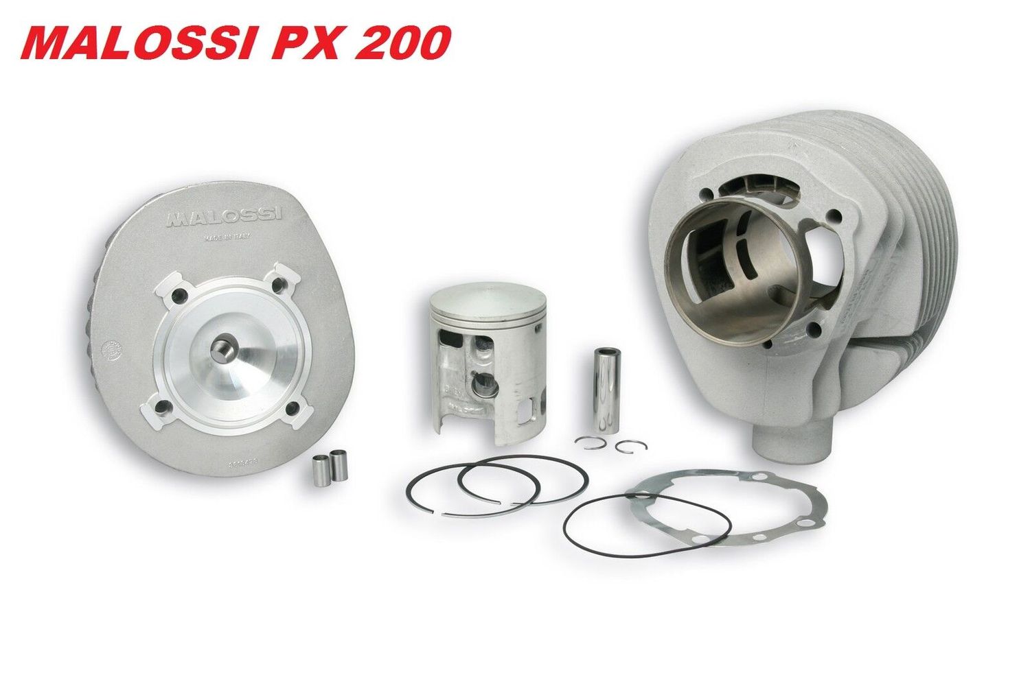 MALOSSI 3115567 KIT GRUPPO TERMICO MHR Ø 68,5 IN ALLUMINIO CVF2 VESPA PX200 E 2T