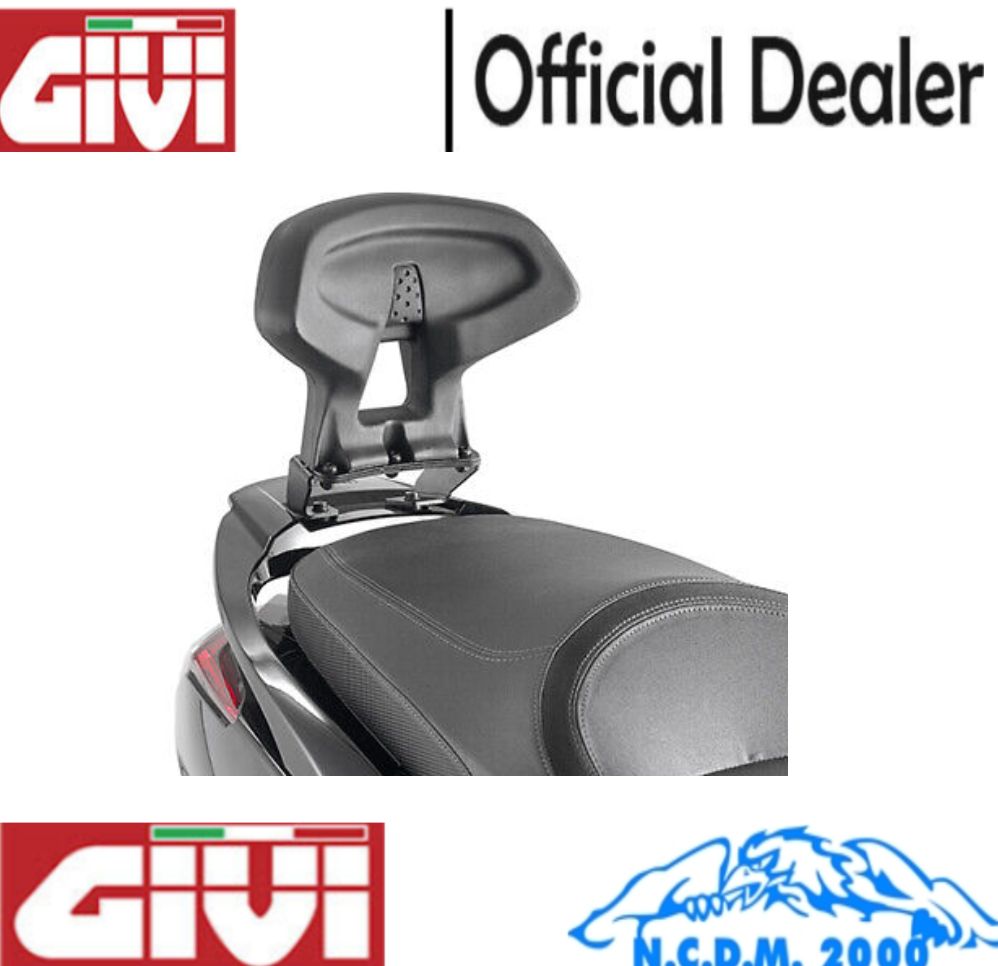 SCHIENALINO PASSEGGERO GIVI T6107 KYMCO Downtown ABS 125i / 350i 2015 2016 2017