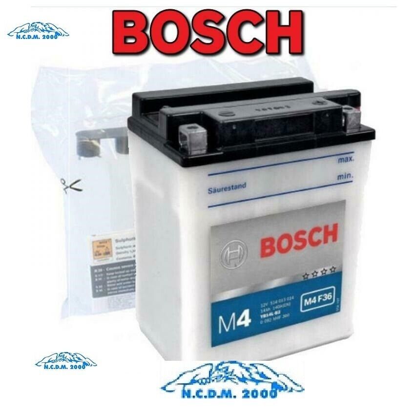 YB14L-B2 BATTERIA BOSCH 12V 14AH SUZUKI DR750S, SU Big 750 1989- 0092M4F360 YB14
