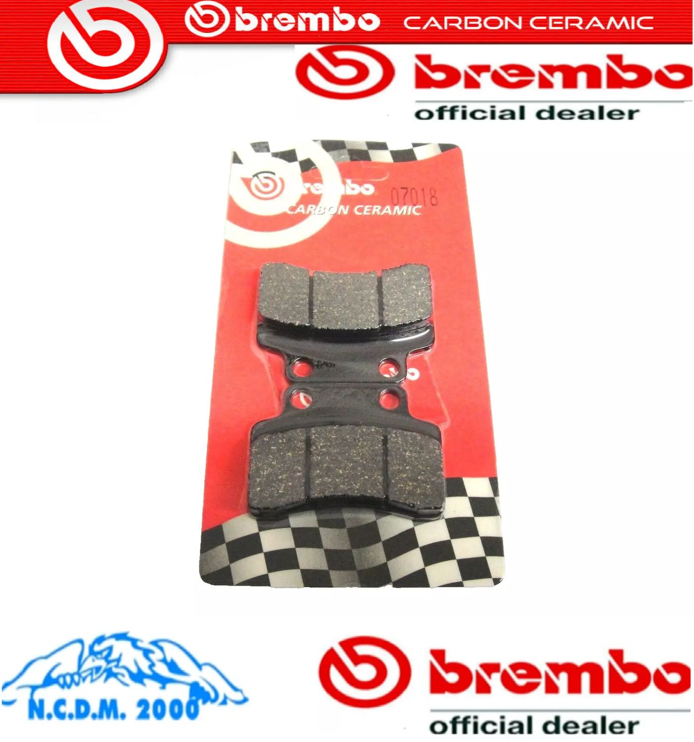 PASTIGLIE FRENO BREMBO ANTERIORI CPI HUSSAR 50	2003 - 2004 2005