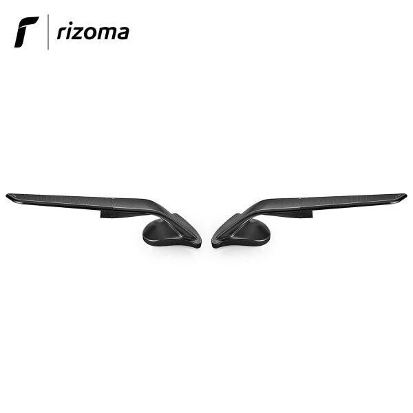 COPPIA SPECCHIETTI RIZOMA STEALTH ALLUMINIO NERO YAMAHA R1 1000 2020 2021 2022