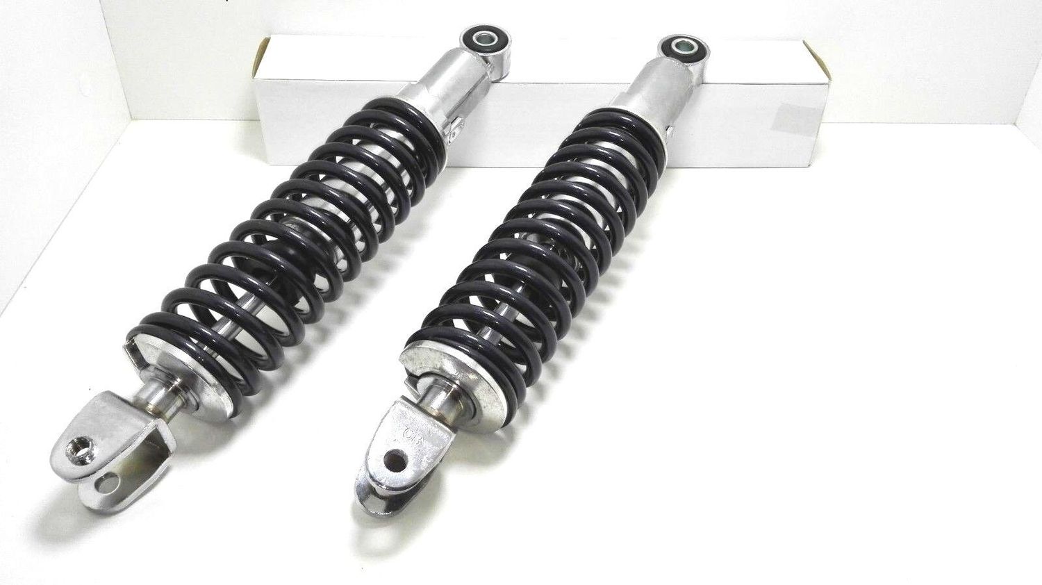 58291 COPPIA AMMORTIZZATORI SOSPENSIONI REGOLABILI MOLLA NERA PER HONDA SH 150