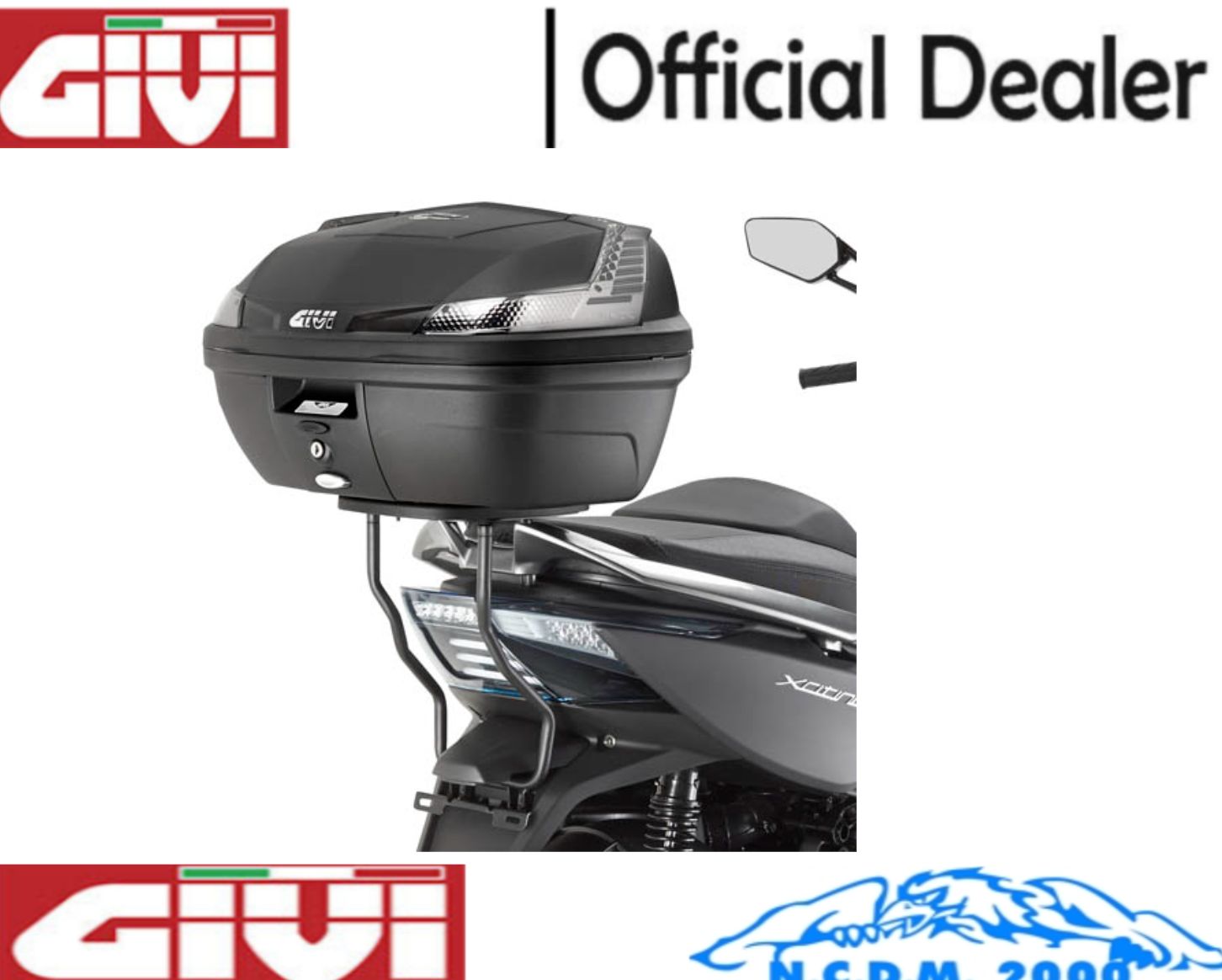ATTACCO GIVI POSTERIORE SR6104M MONOLOCK KYMCO Xciting 400i 2013 2014 2015 2016