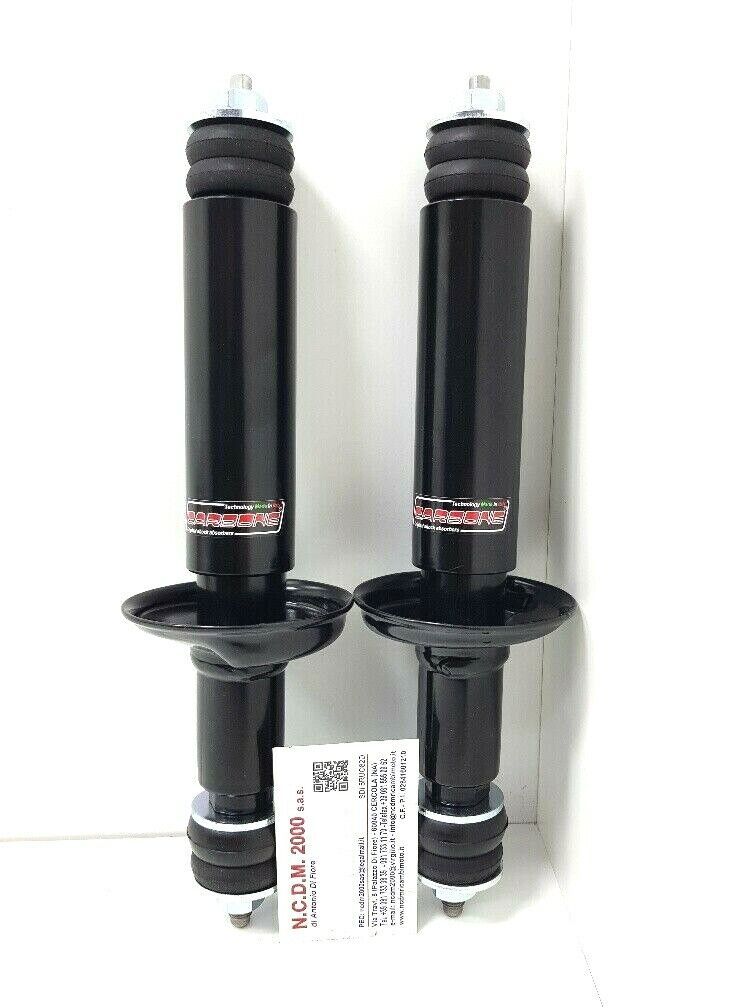 COPPIA AMMORTIZZATORI POSTERIORI TIPO ORIGINALI CARBONE APE TM P 50 1985-1989