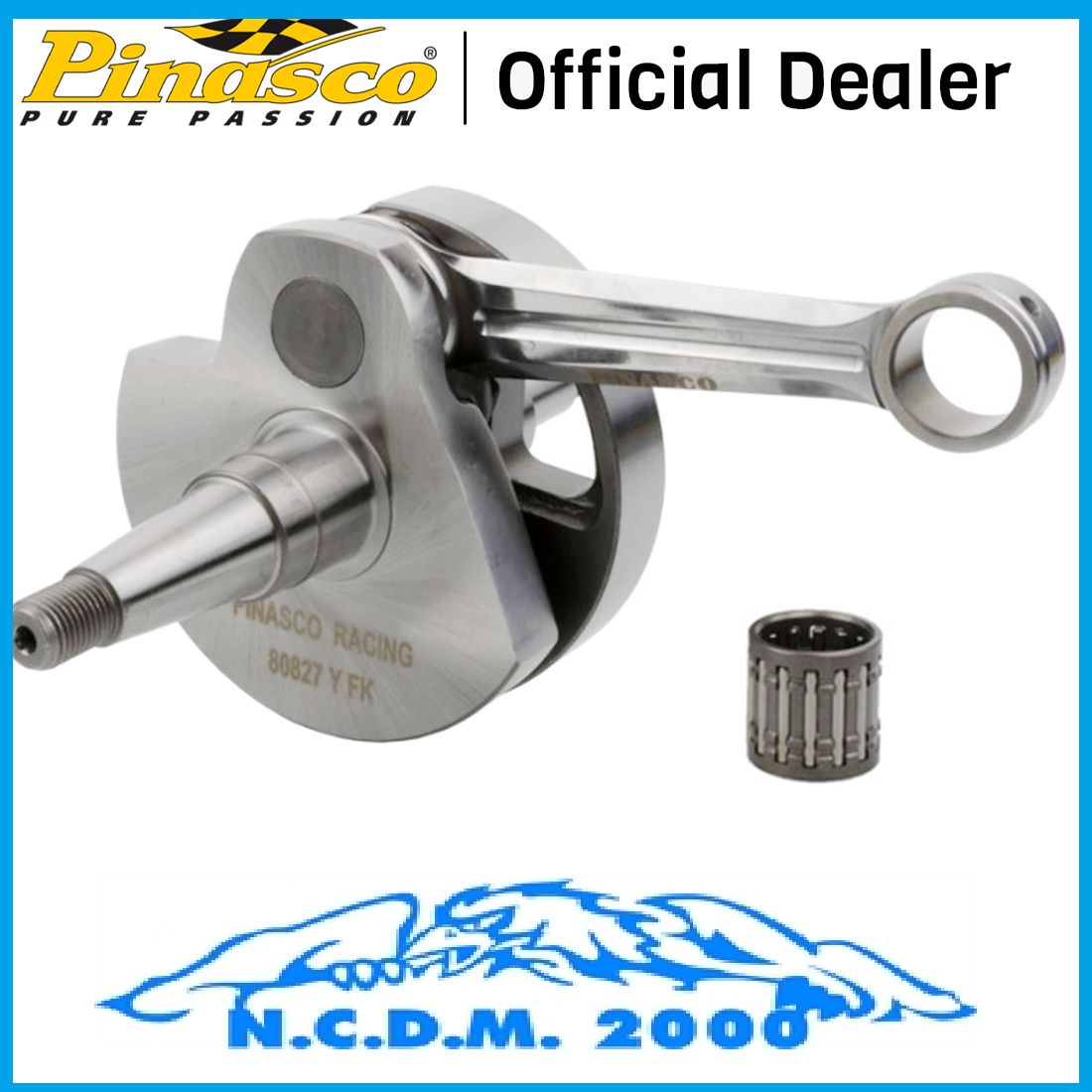 25080827 ALBERO MOTORE ANTICIPATO PINASCO CORSA 60 MM VESPA PX 200 COSA