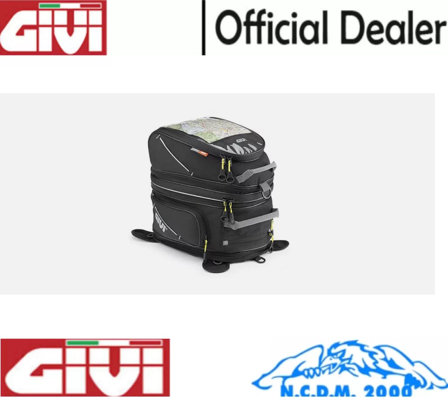 BORSA DA SERBATOIO MOTO MAGNETICA [GIVI] EA103B ESPANDIBILE / 25 + 15 LITRI
