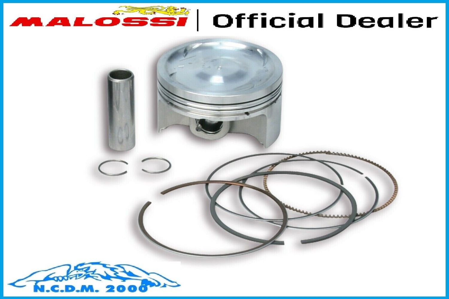 PISTONE 4T Ø 70 CON SPINOTTO Ø 15 E 3 SEGMENTI RETTANGOLARI SELEZIONE 0