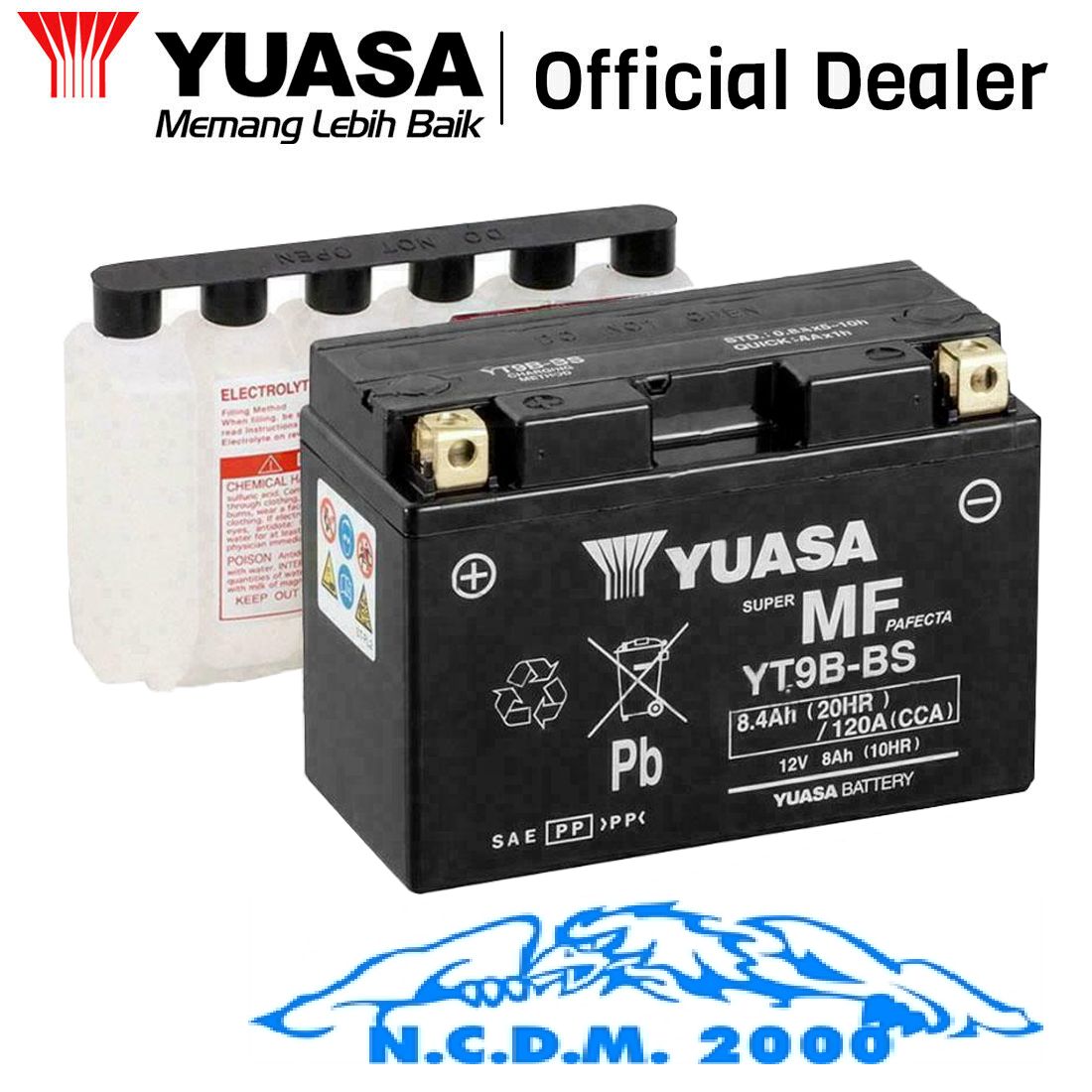BATTERIA PER YAMAHA YP MAJESTY (SH021/SH025/SH026) 400 2004-2006 SIGILLATA