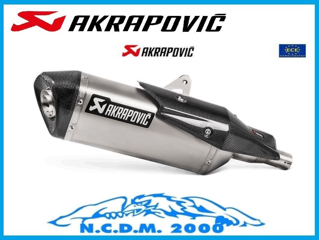 Scarico Akrapovic omologato Euro4 in titanio per Honda XADV 750 DAL 2017