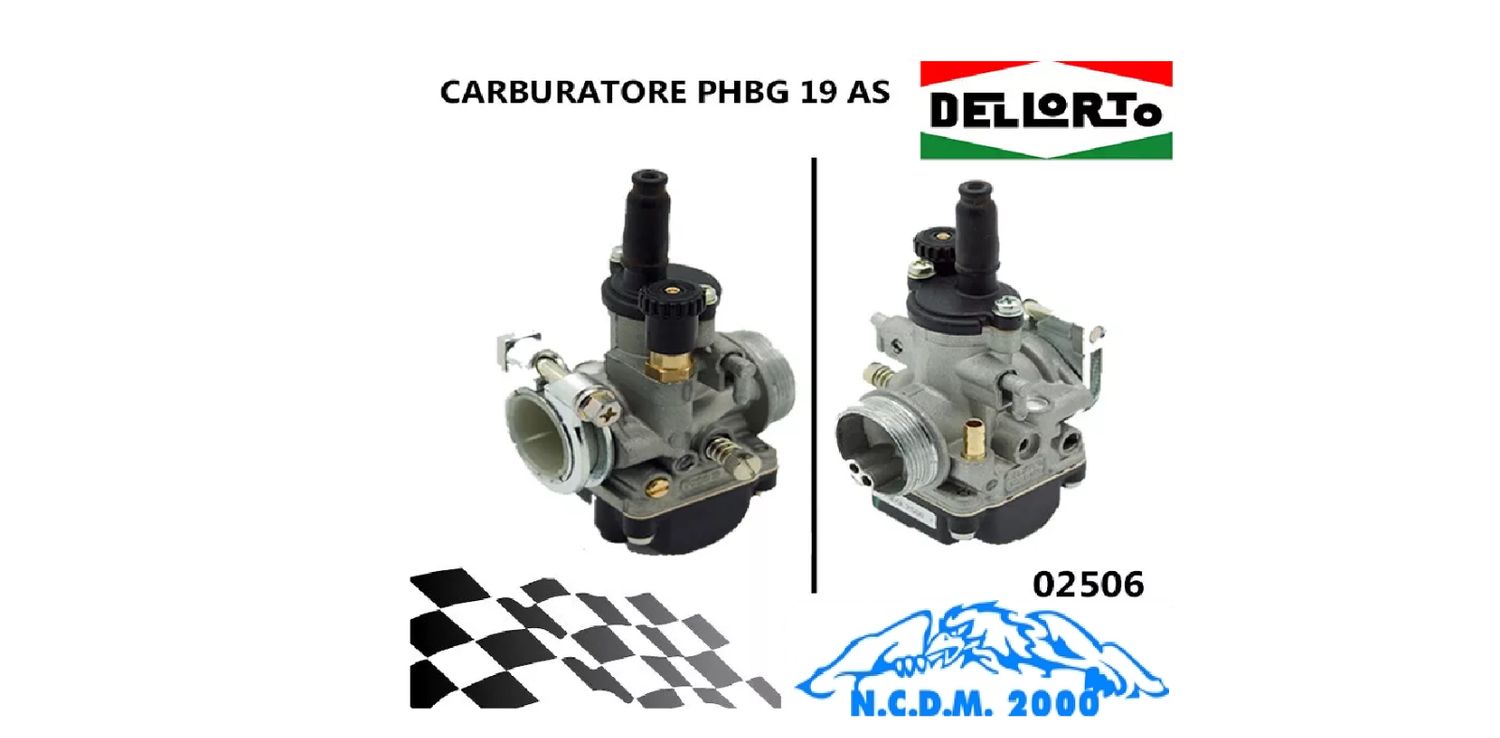 Carburatore dell&#39;Orto 02506 per PHBG 19 AS Aprilia MINARELLI