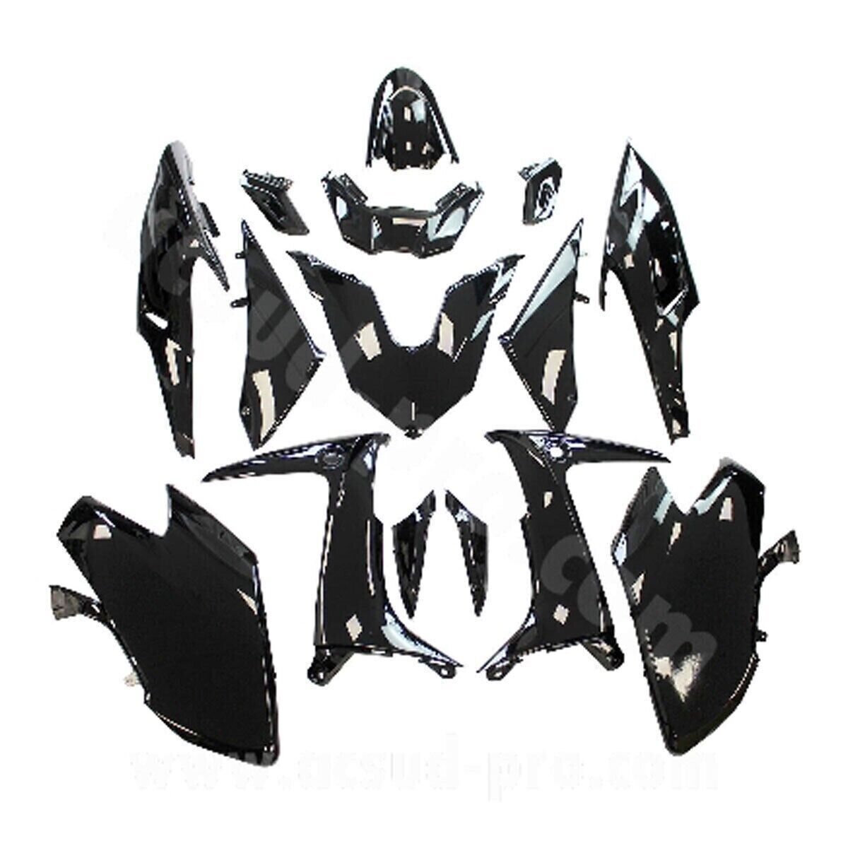 KIT CARENE TNT 15 PEZZI NERO LUCIDO FOR YAMAHA T MAX 560 / TECH MAX 2020 2021