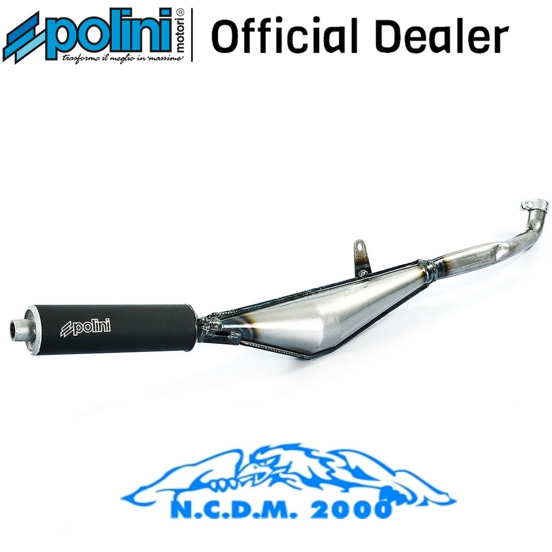 200.0045 MARMITTA POLINI PIAGGIO CIAO BRAVO 50cc modello COUNTRY