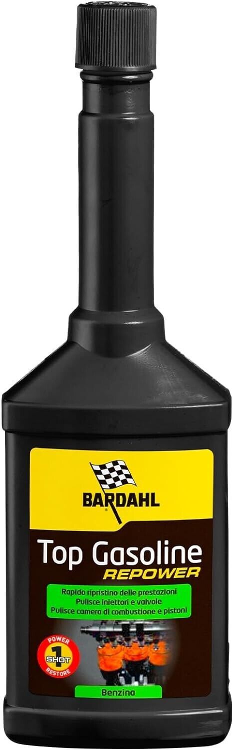 Bardahl Top Gasoline REPOWER Additivo Pulizia Camera di Combustione e Pistoni
