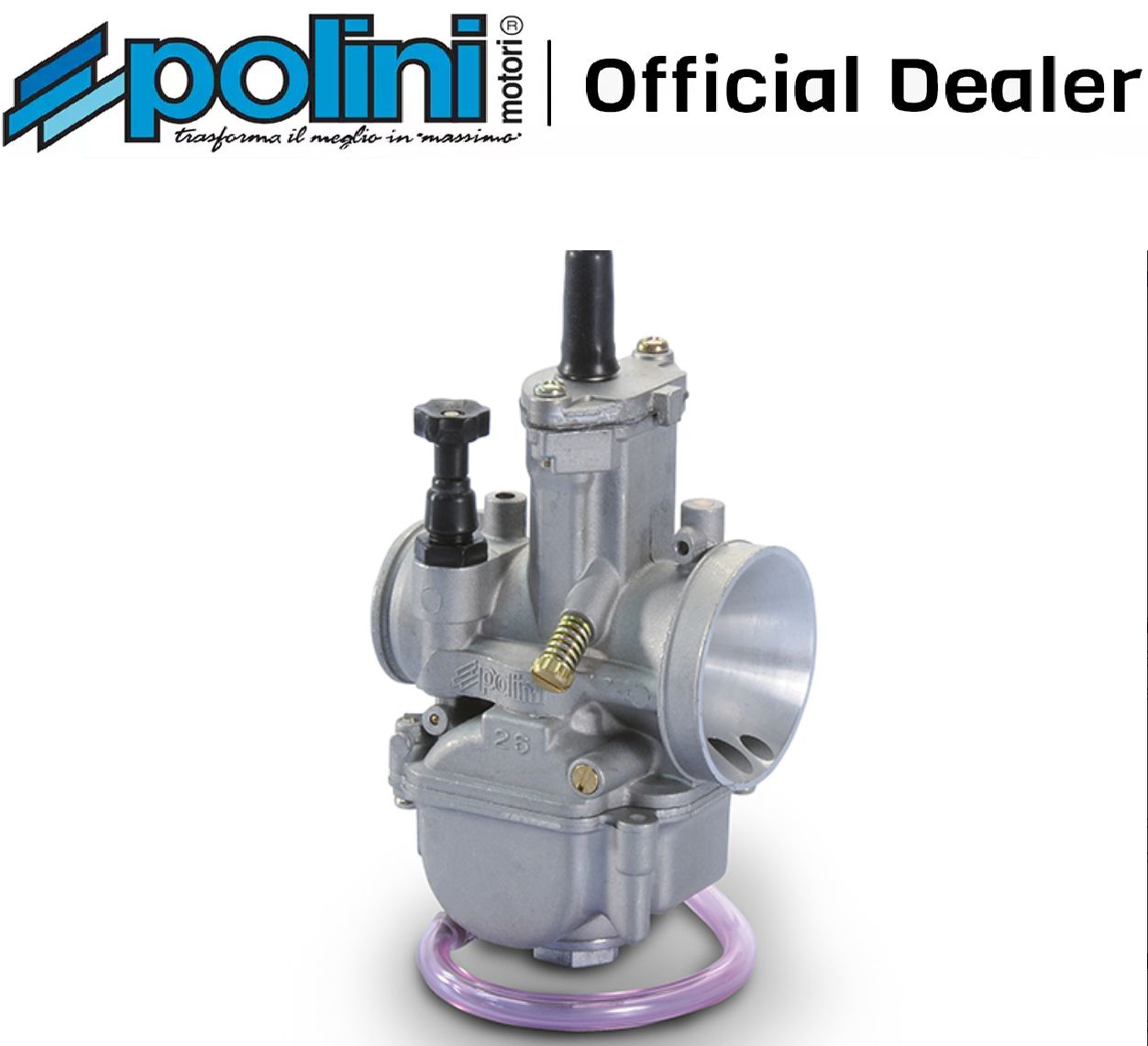 CARBURATORE POLINI PWK 24 MODIFICA 130 PER VESPA 50 SPECIAL L R N 125 ET3 PRIMAV