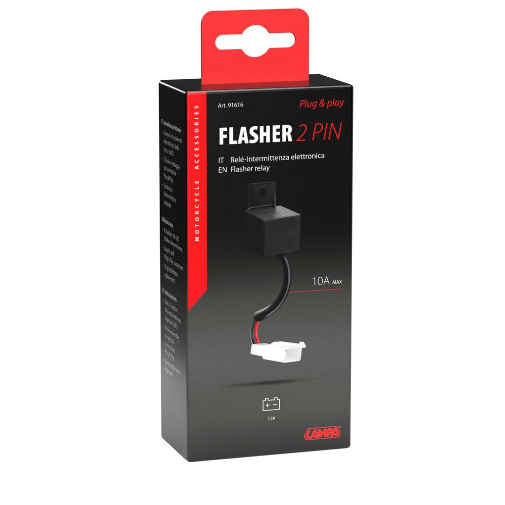 INTERMITTENZA ELETTRONICA plug &amp; play - 12V - 10A 2 Pin
