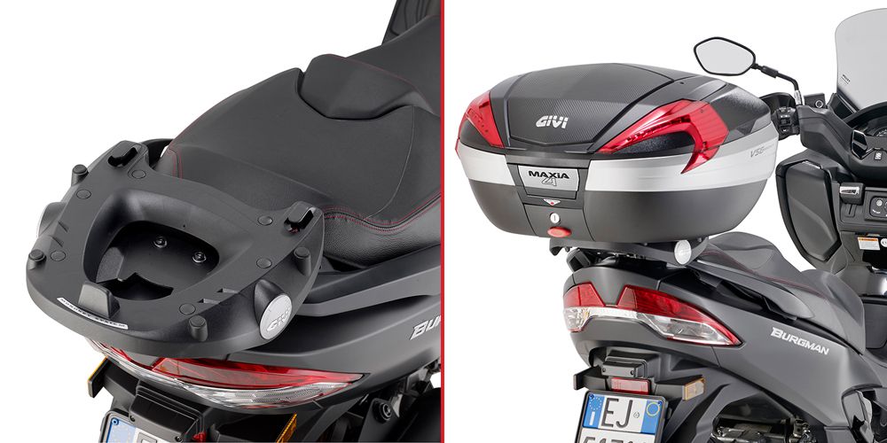 PORTAPACCHI GIVI SUZUKI BURGMAN 400 2017&gt;2025 Burgman 400 K7-K8-K9-L0-L1-L2-L3-L4-L5-L6 (06 &gt; 16)