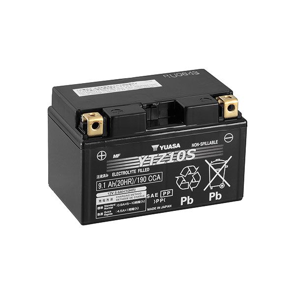 BATTERIA SIGILLATA YTZ10S ORIGINALE YUASA AGM 12V 9.1AH