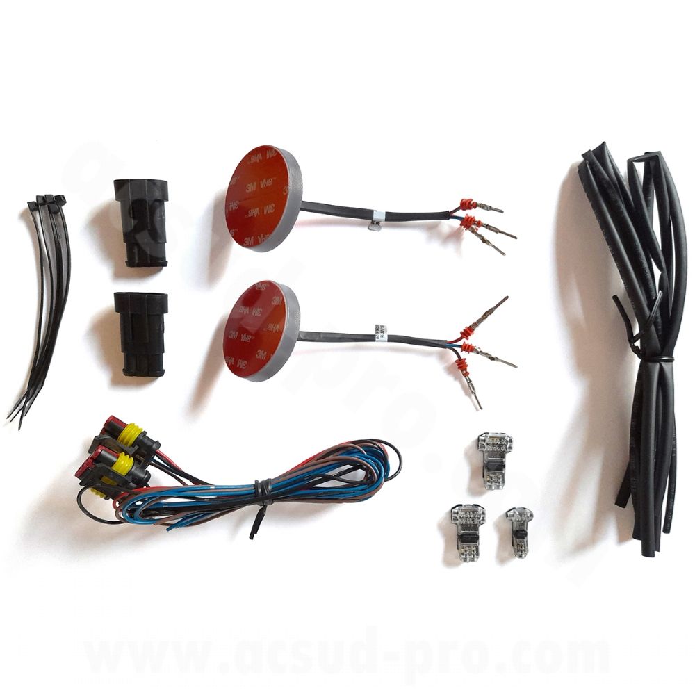 LOGO LED ADDIZIONALE RB MAX BMW GS / GSA / RT / C / K Ø70MM VENDUTO ALLA COPPIA 2PZ